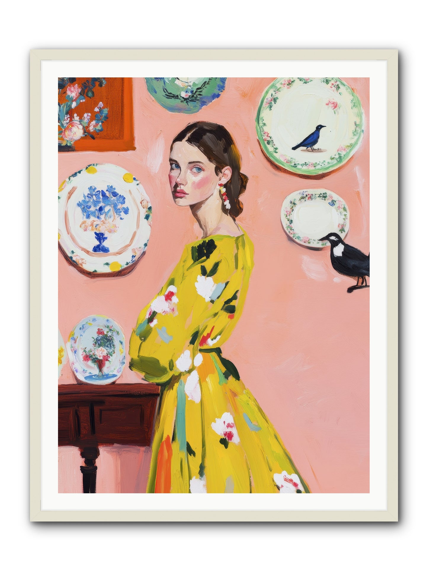 Sovereign Of Sweet Summers -- Framed Print - White 36x48