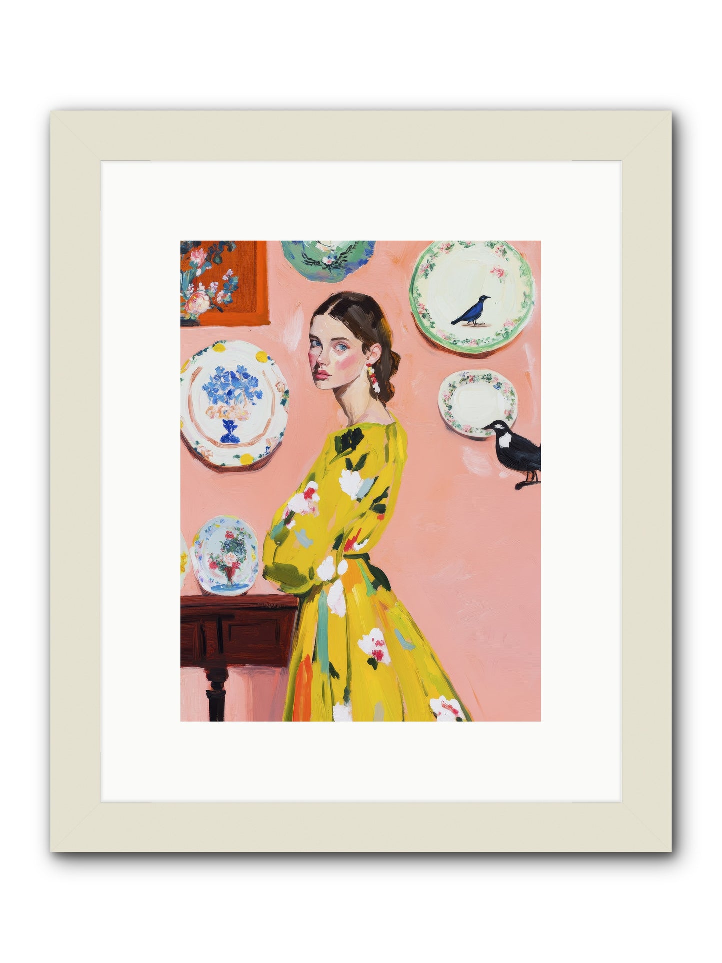 Sovereign Of Sweet Summers -- Framed Print - White 9x12