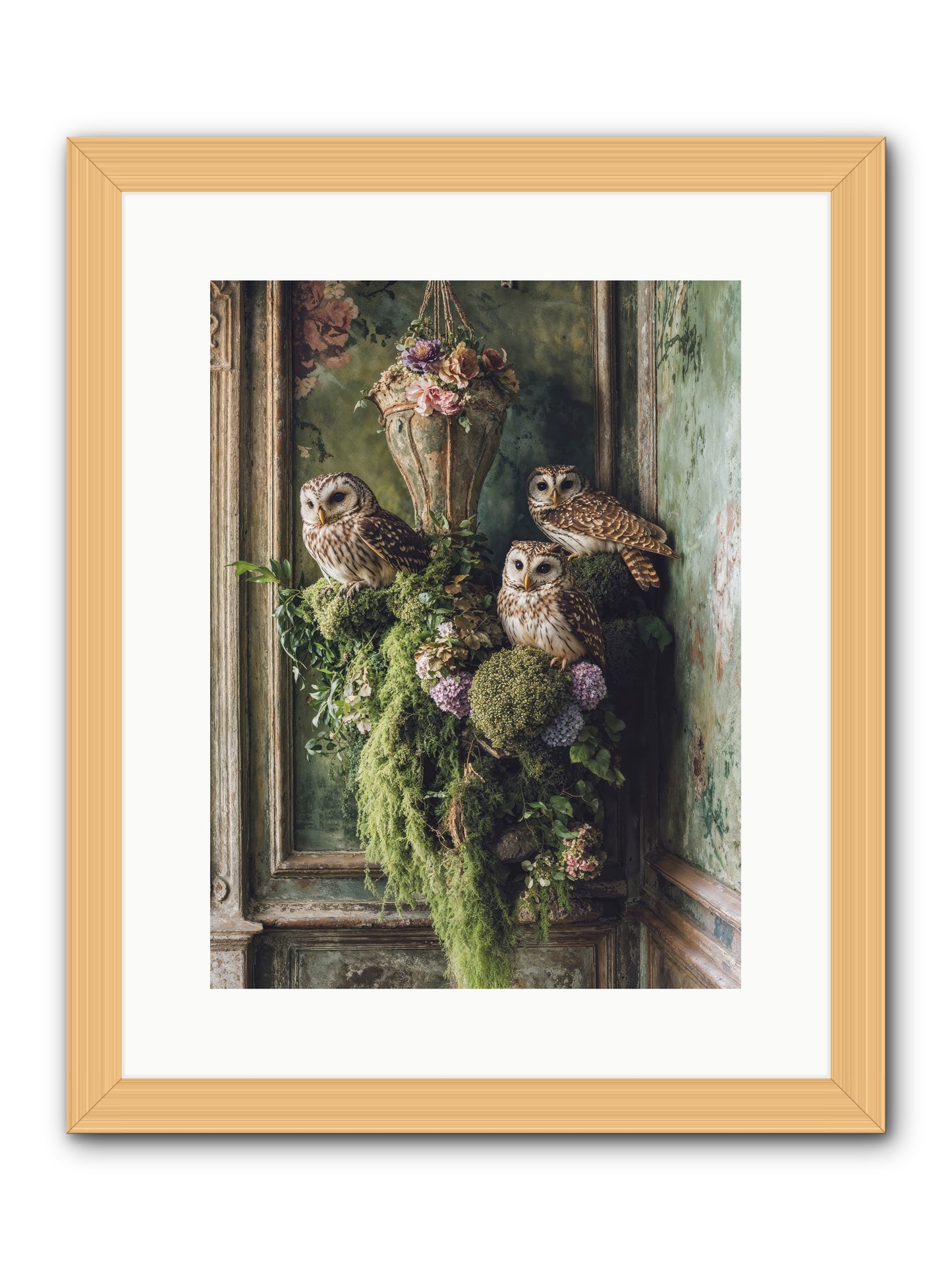 Sovereign Roost -- Framed Print - Natural 12x16