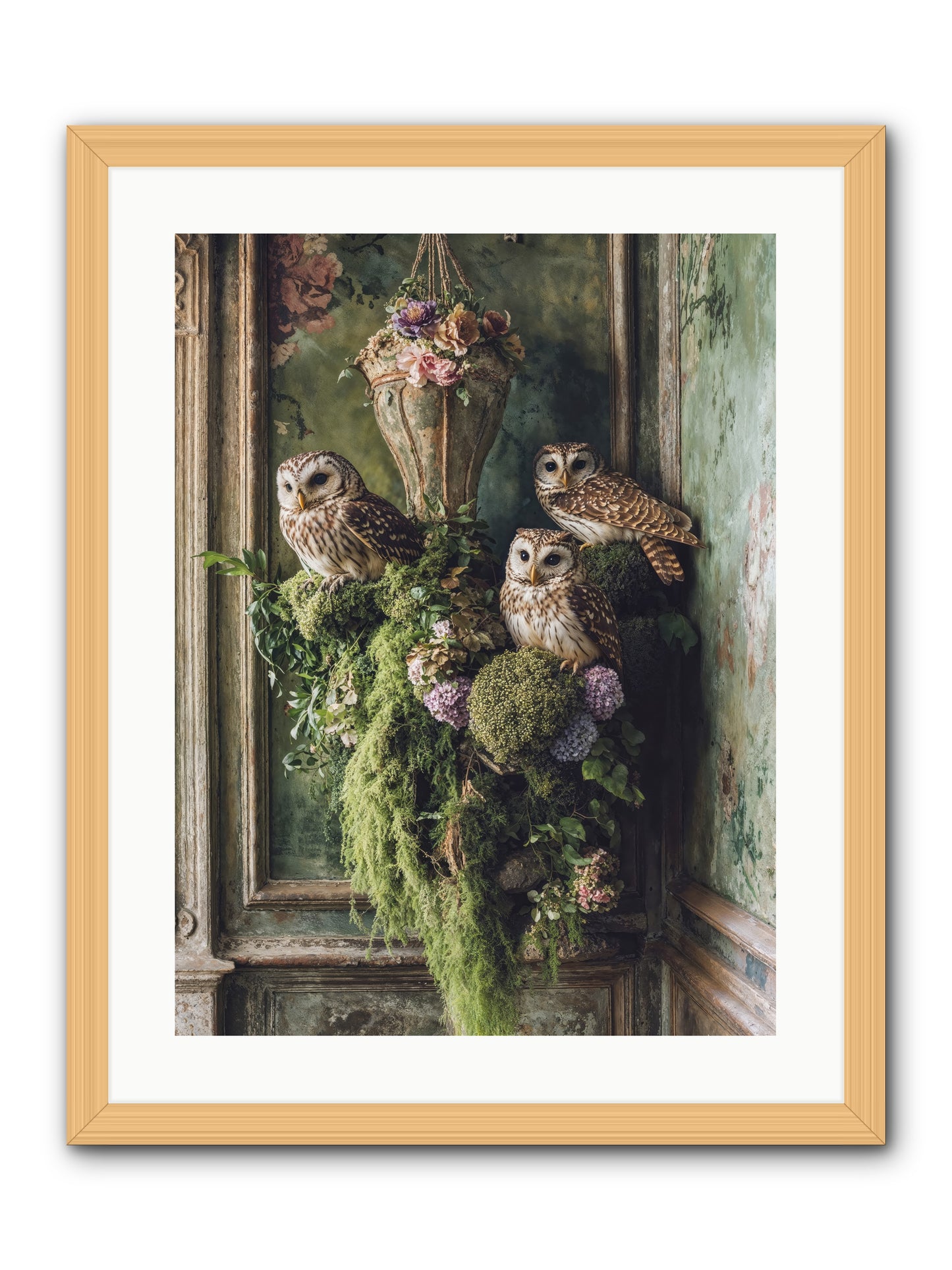 Sovereign Roost -- Framed Print - Natural 18x24