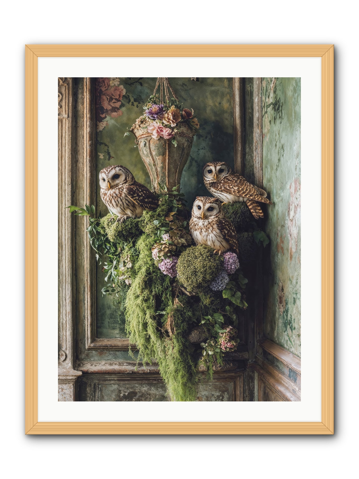Sovereign Roost -- Framed Print - Natural 24x32