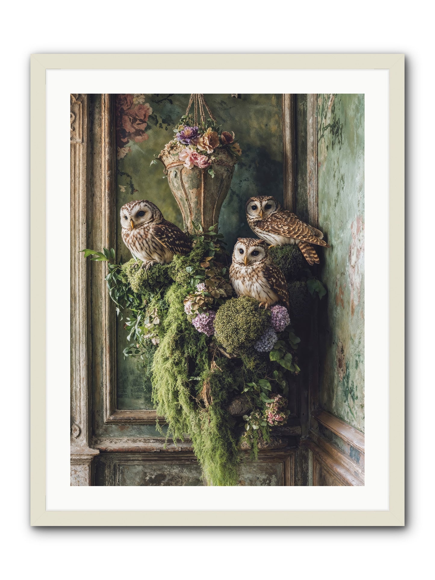 Sovereign Roost -- Framed Print - White 24x32
