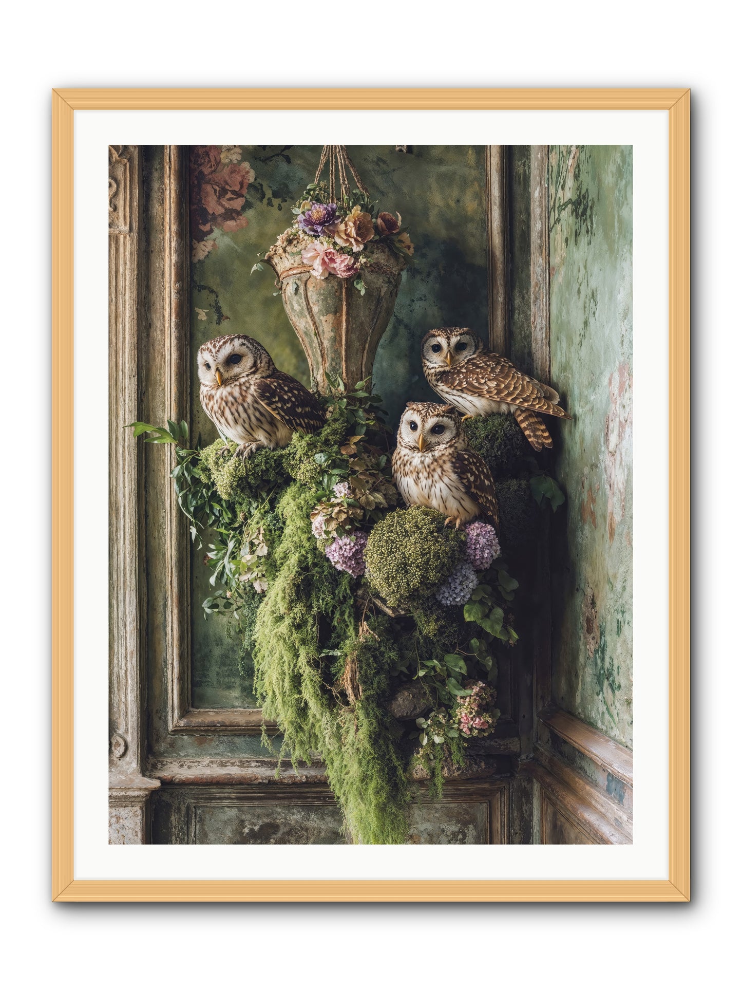 Sovereign Roost -- Framed Print - Natural 30x40