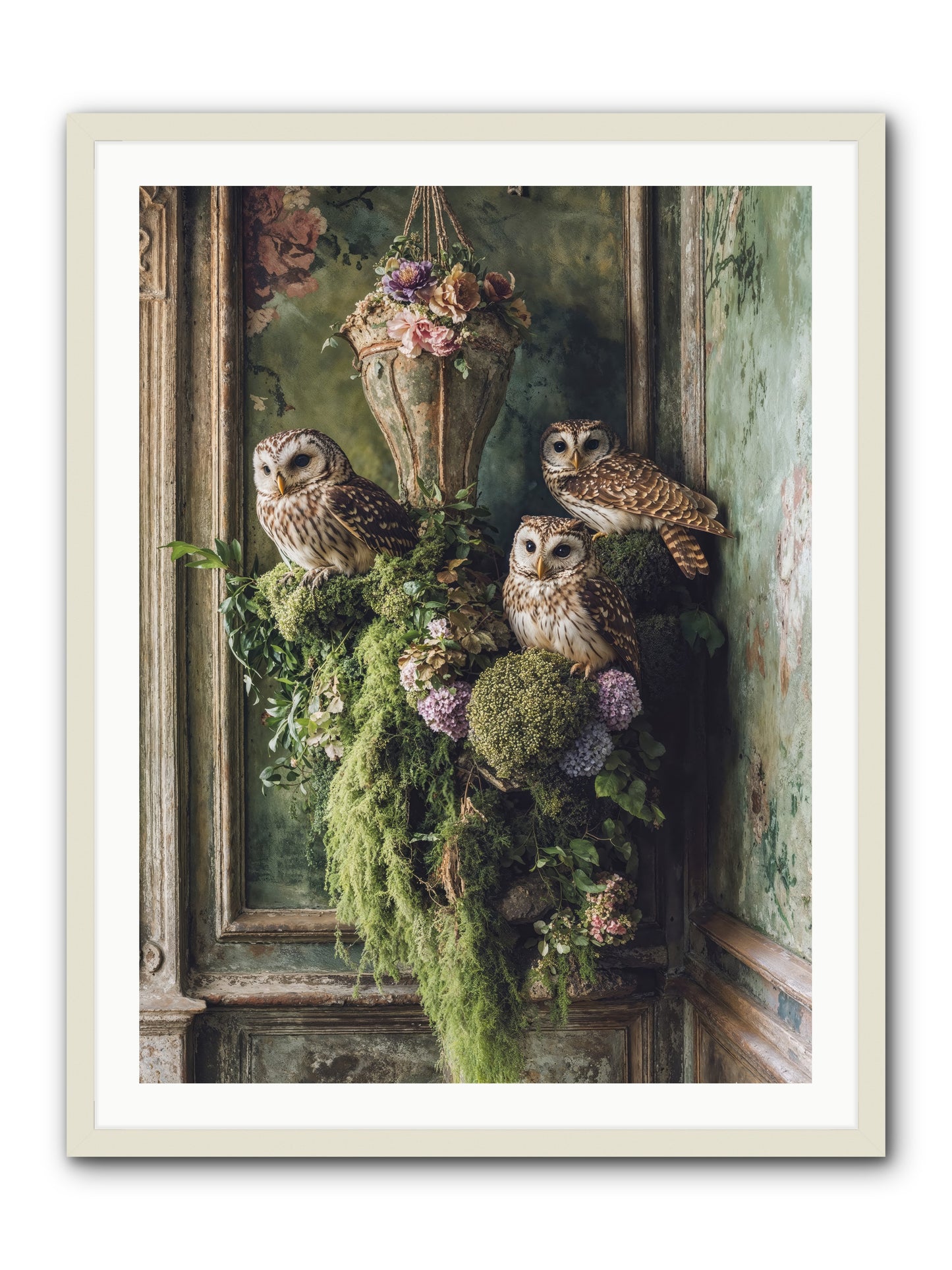 Sovereign Roost -- Framed Print - White 30x40