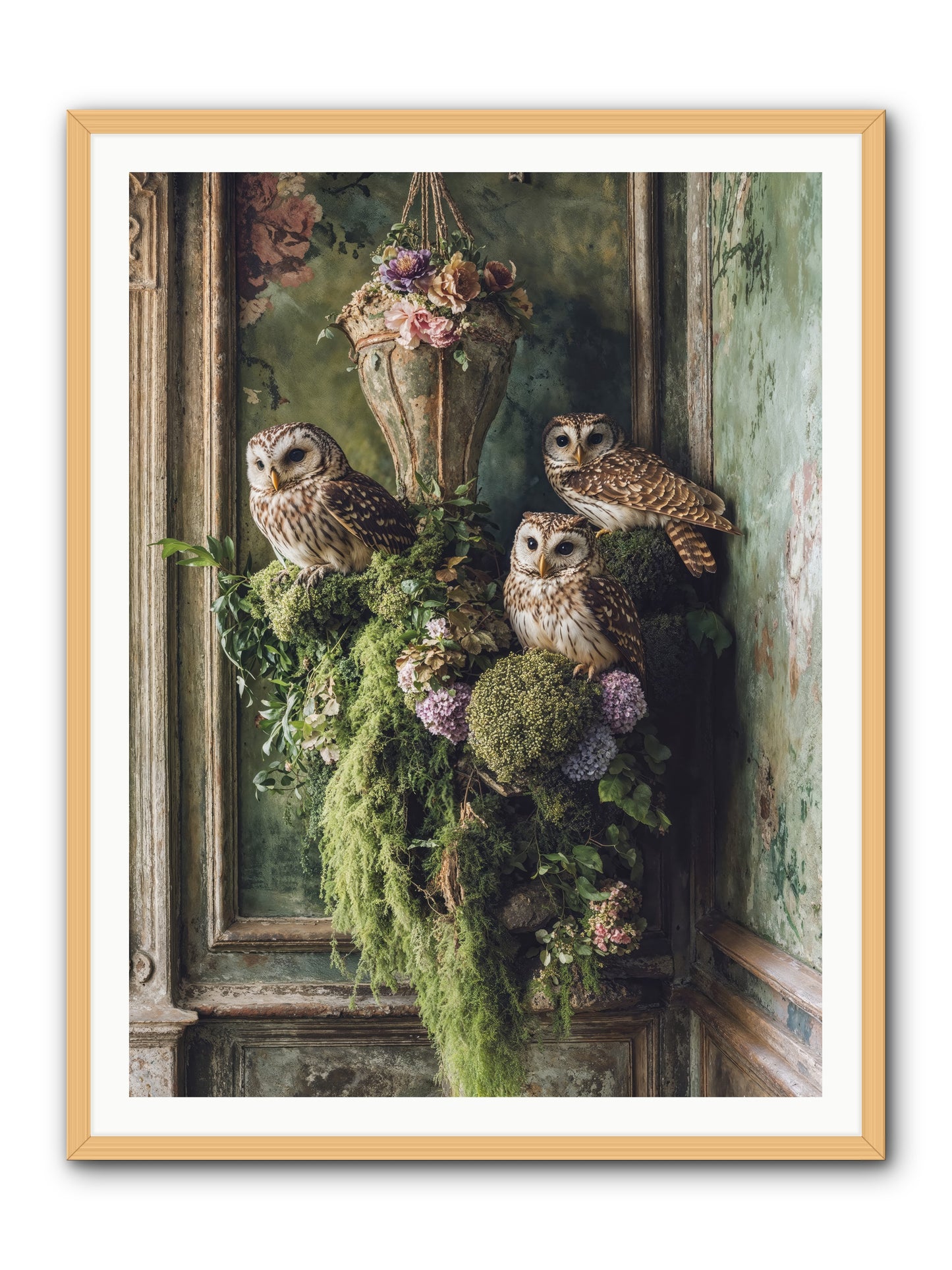 Sovereign Roost -- Framed Print - Natural 36x48