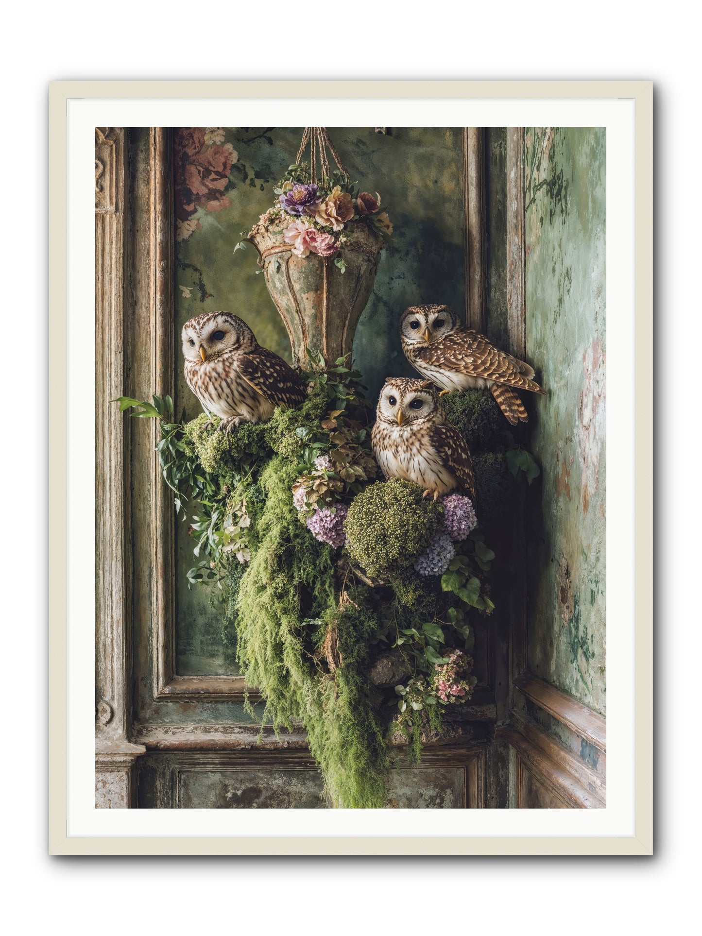 Sovereign Roost -- Framed Print - White 36x48