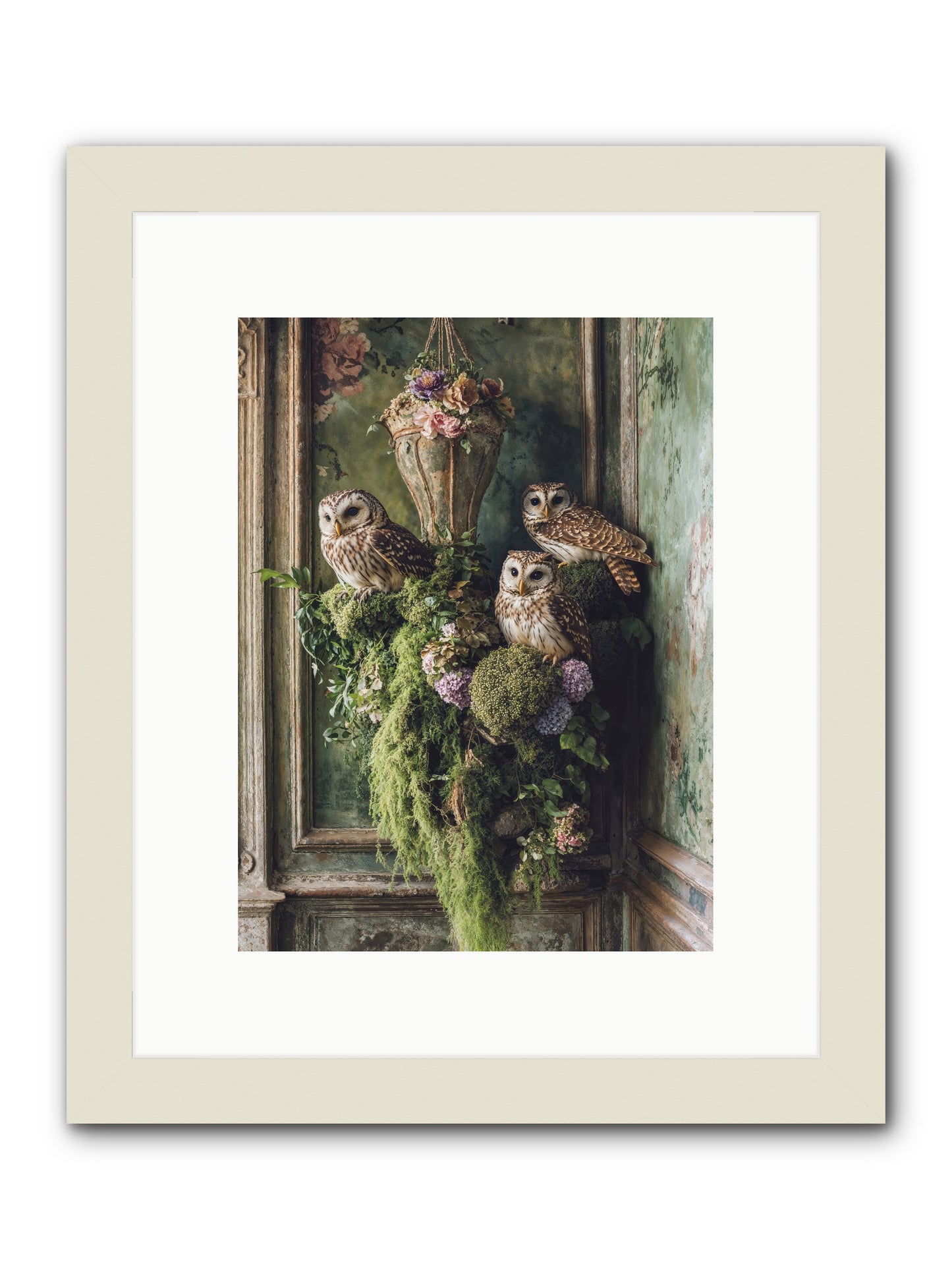 Sovereign Roost -- Framed Print - White 9x12