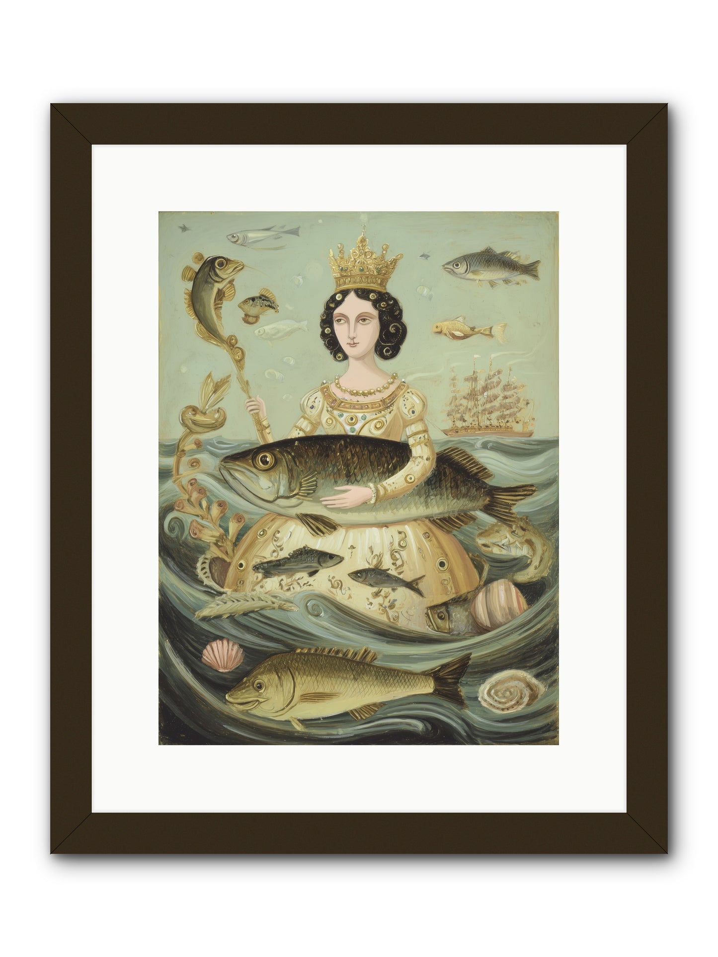 Sovereign Song -- Framed Print - Black 12x16