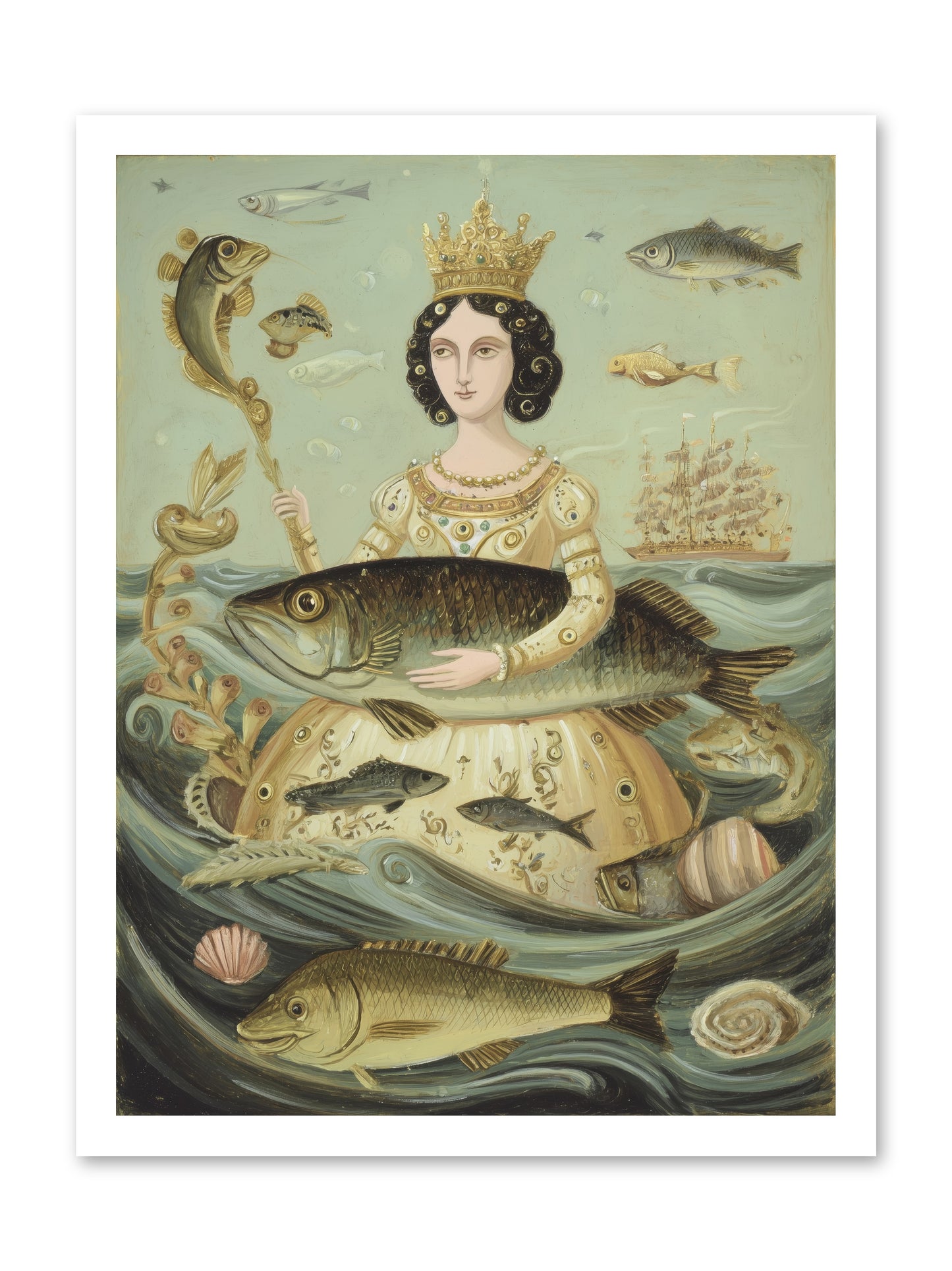 Sovereign Song -- Loose Canvas Print 18x24