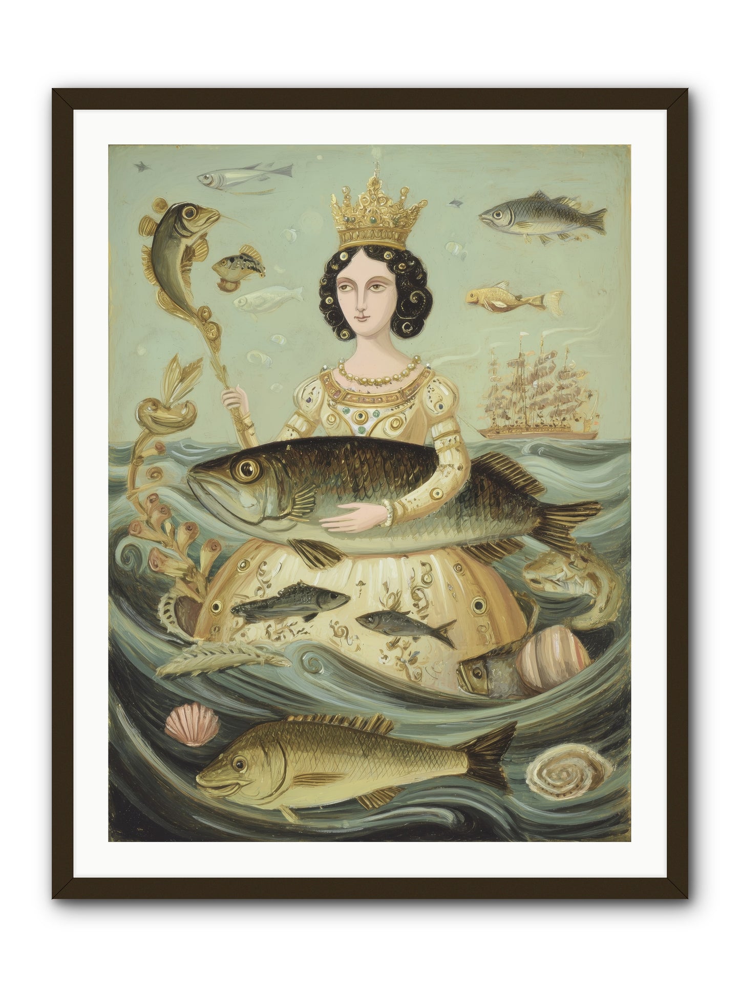 Sovereign Song -- Framed Print - Black 30x40
