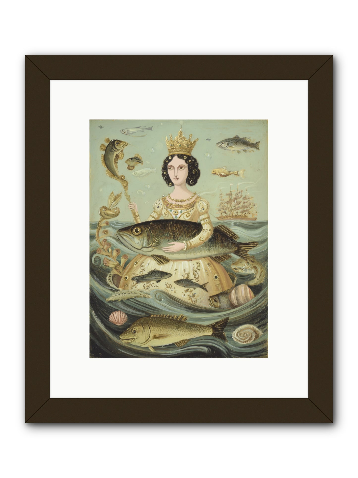 Sovereign Song -- Framed Print - Black 9x12