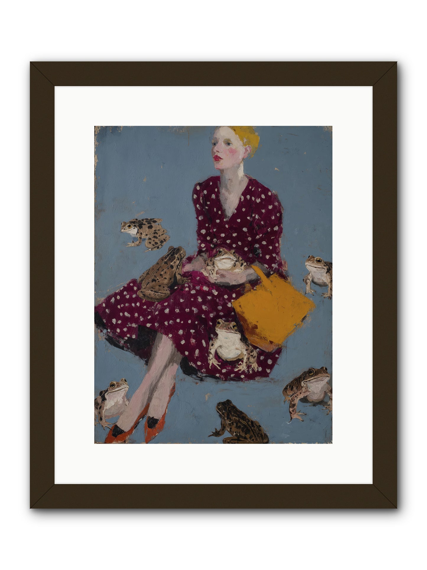 Sovereign of Her Own Garden -- Framed Print - Black 12x16