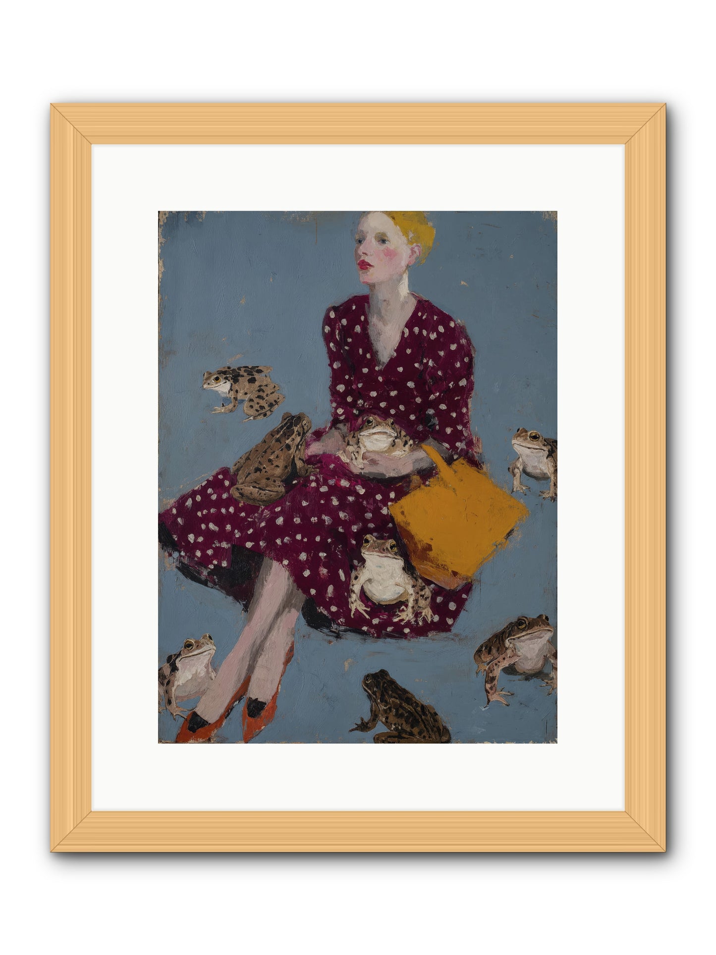 Sovereign of Her Own Garden -- Framed Print - Natural 12x16