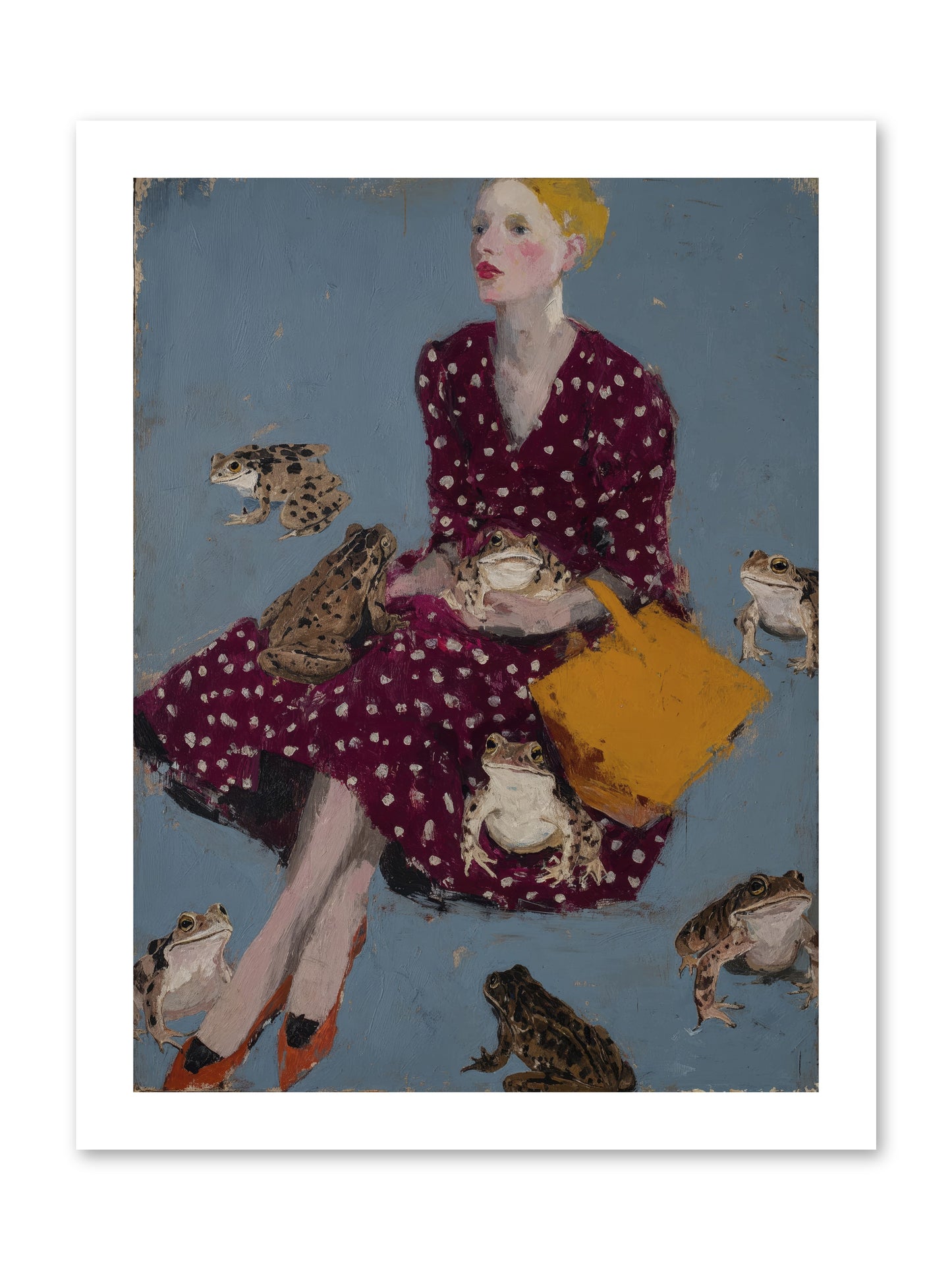 Sovereign of Her Own Garden -- Loose Canvas Print 12x16