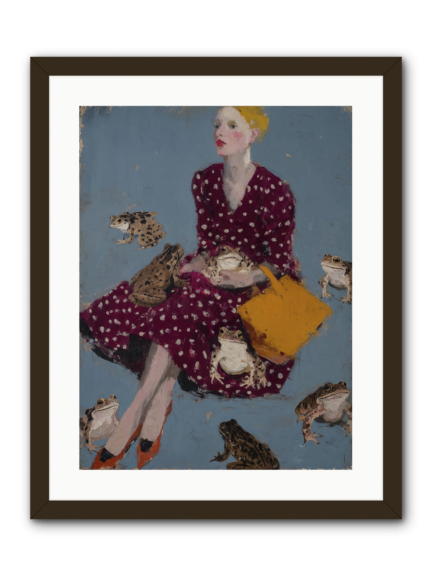 Sovereign of Her Own Garden -- Framed Print - Black 18x24