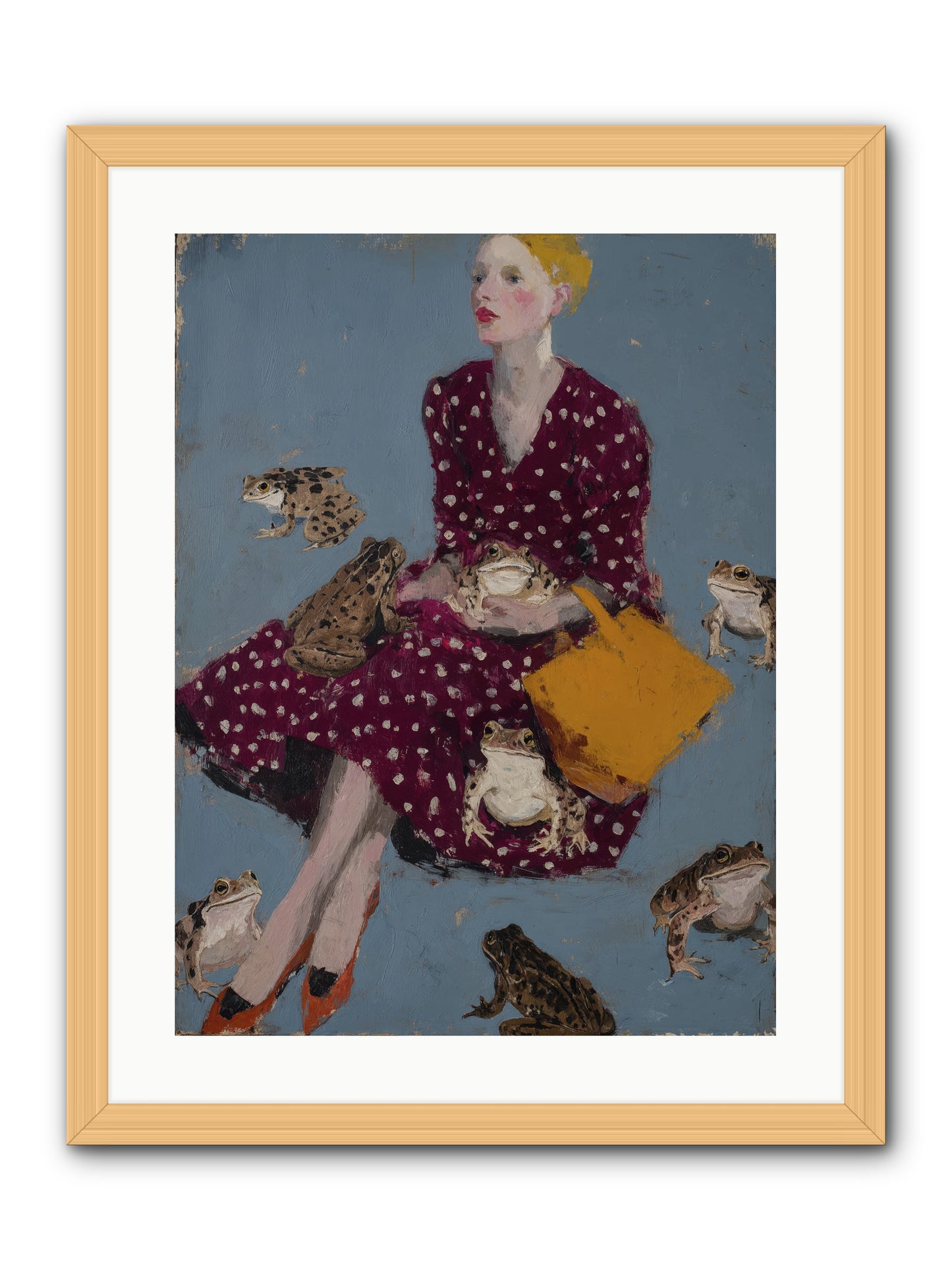 Sovereign of Her Own Garden -- Framed Print - Natural 18x24
