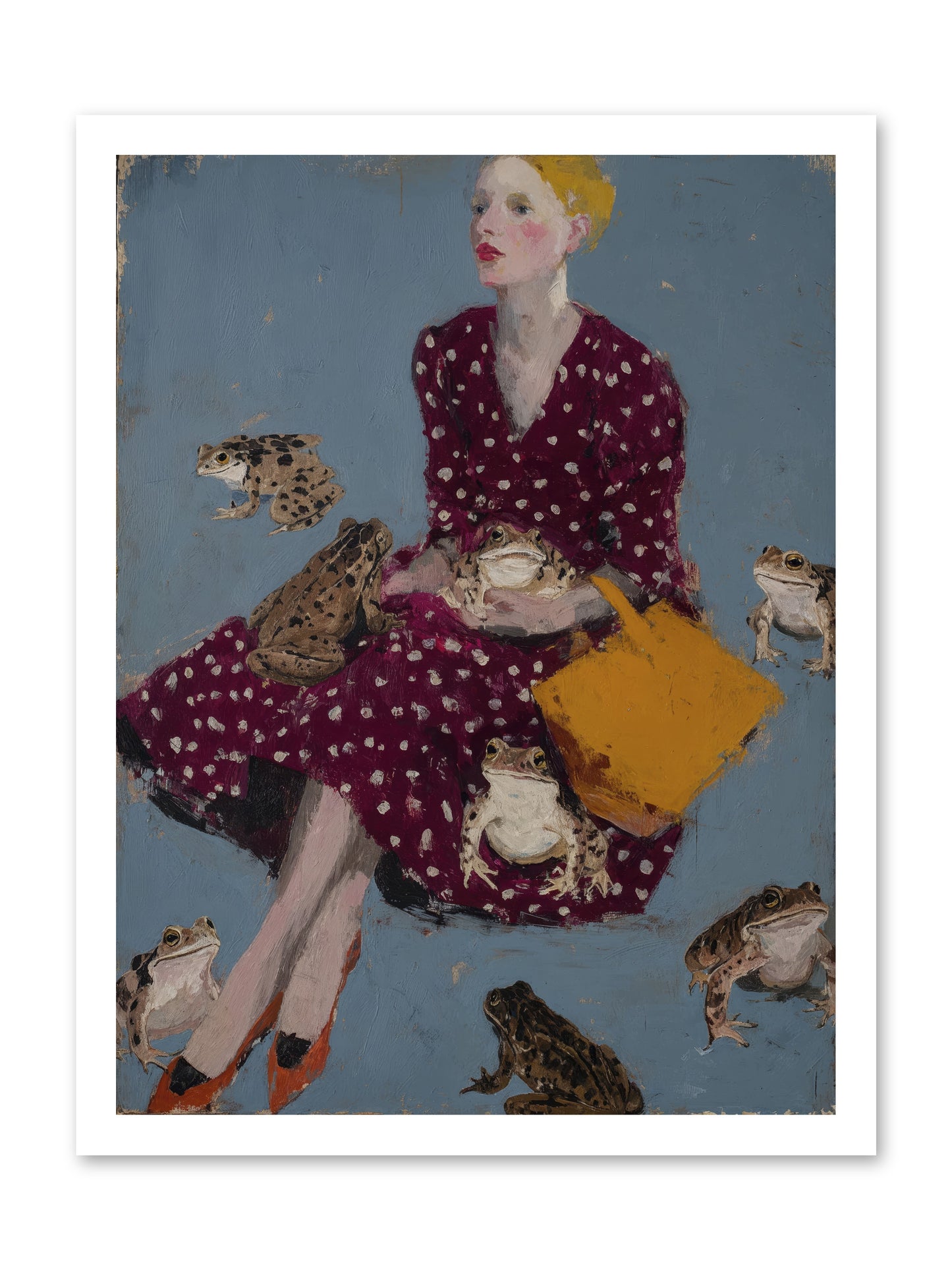 Sovereign of Her Own Garden -- Loose Canvas Print 18x24
