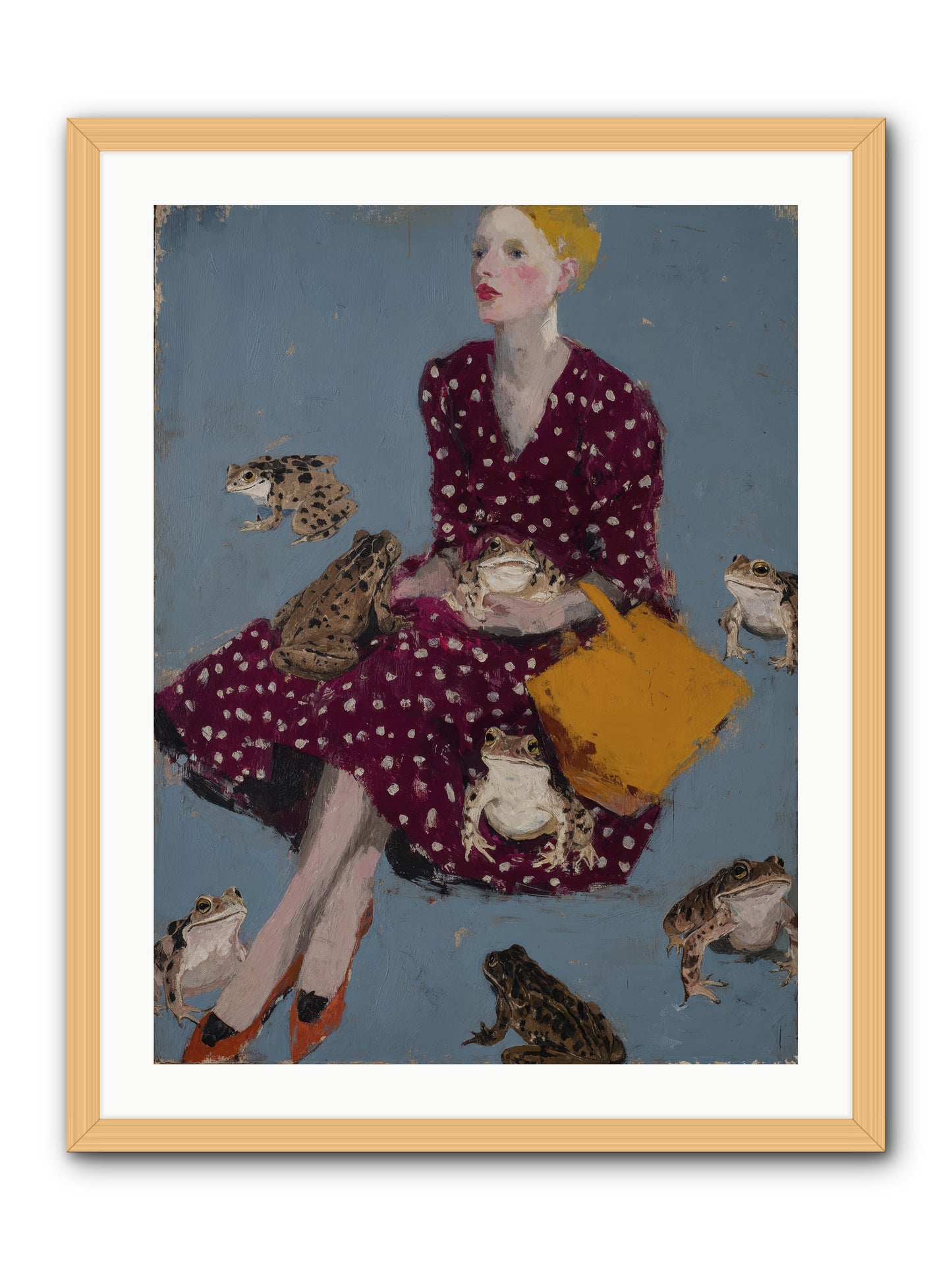 Sovereign of Her Own Garden -- Framed Print - Natural 24x32
