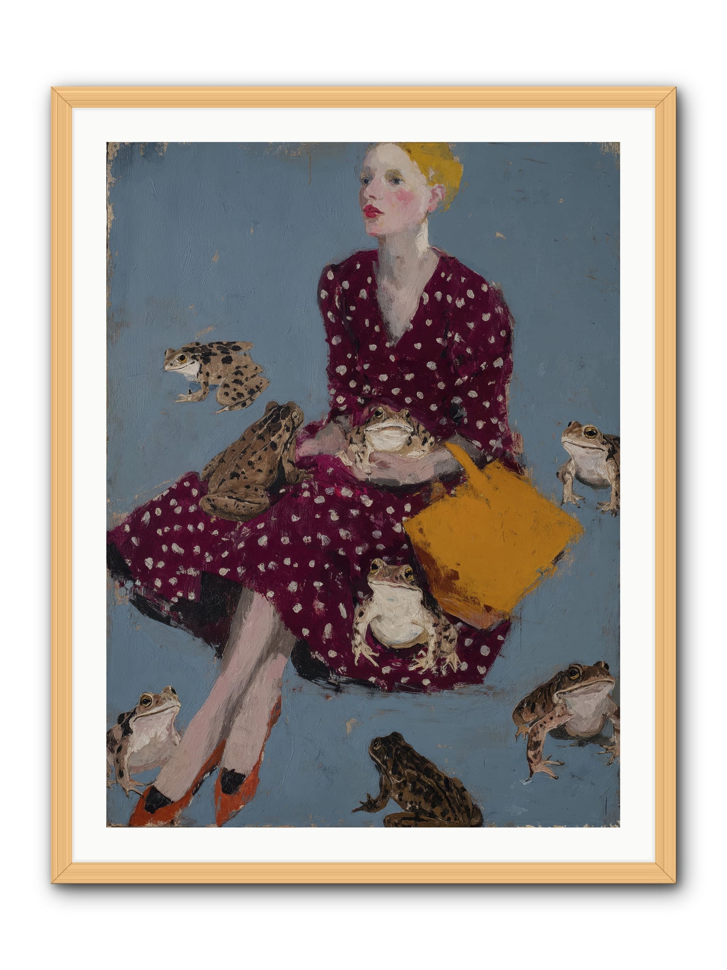 Sovereign of Her Own Garden -- Framed Print - Natural 30x40