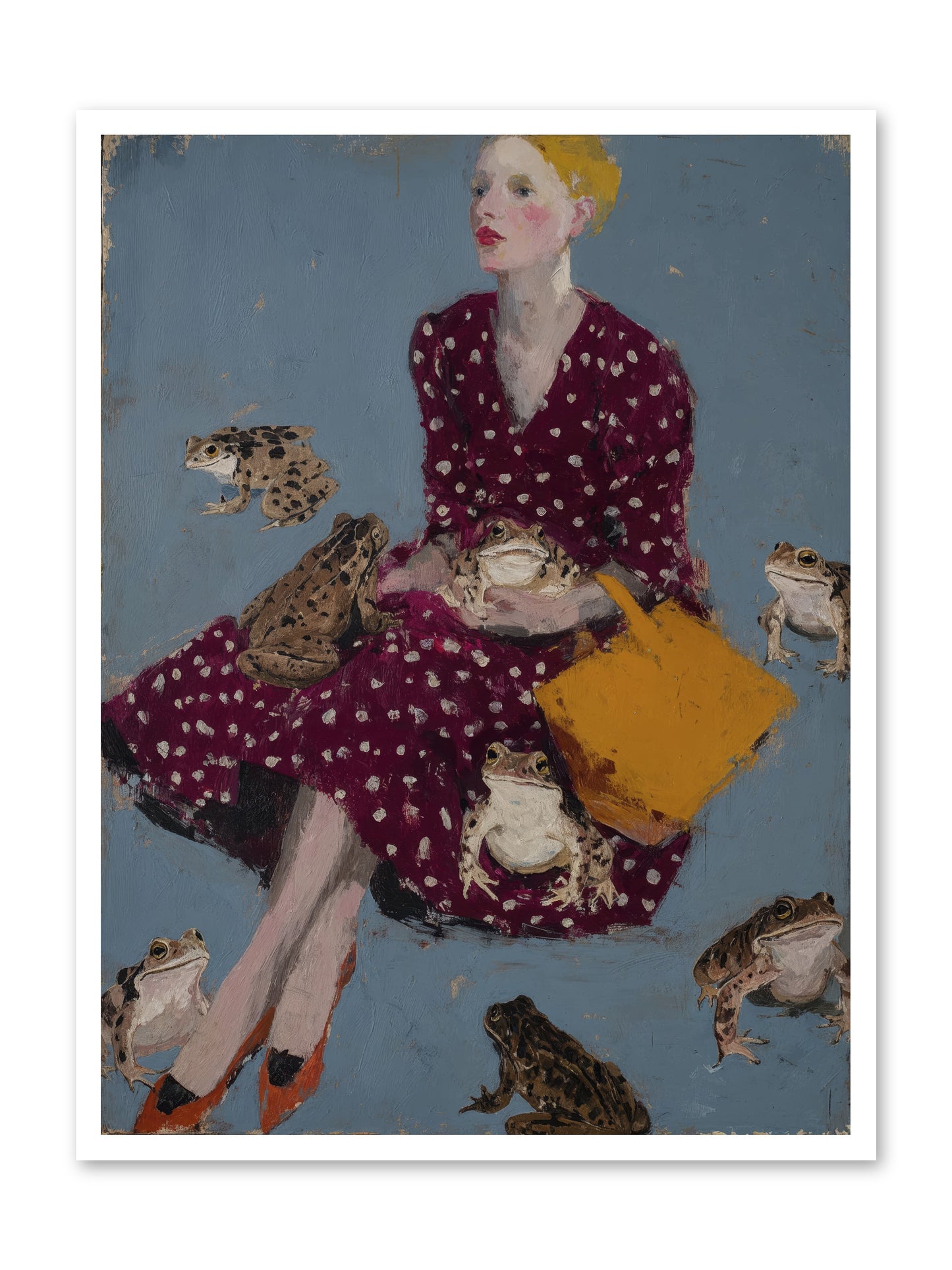 Sovereign of Her Own Garden -- Loose Canvas Print 30x40