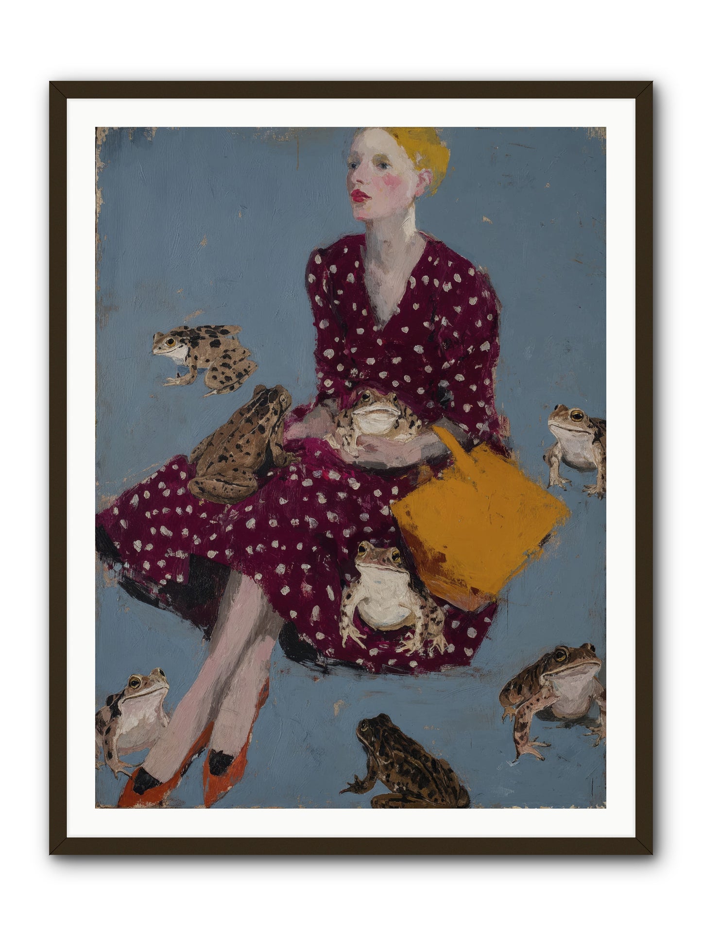 Sovereign of Her Own Garden -- Framed Print - Black 36x48