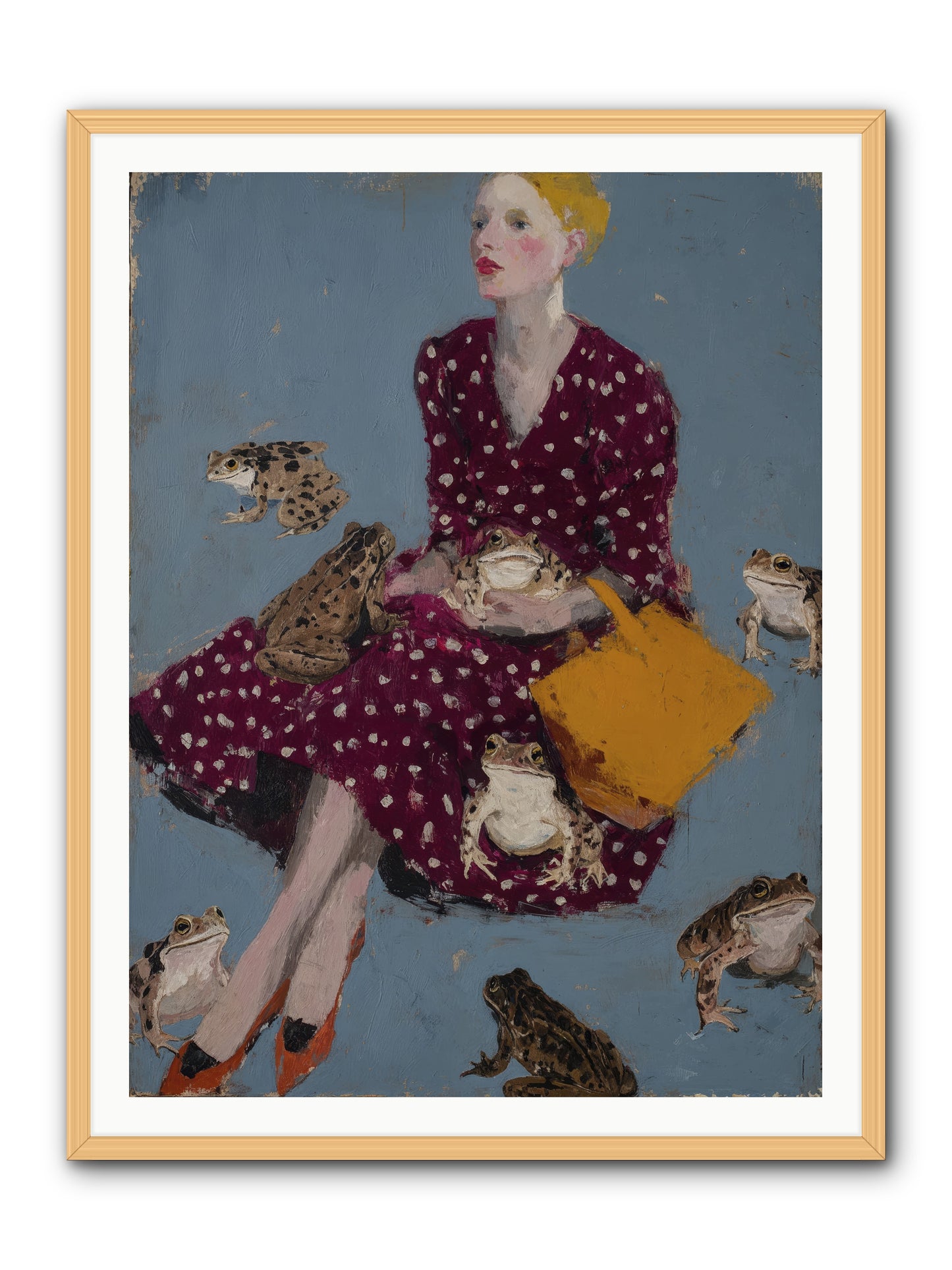 Sovereign of Her Own Garden -- Framed Print - Natural 36x48