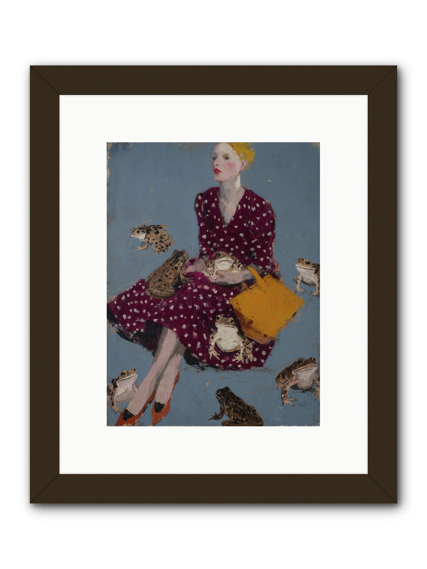 Sovereign of Her Own Garden -- Framed Print - Black 9x12