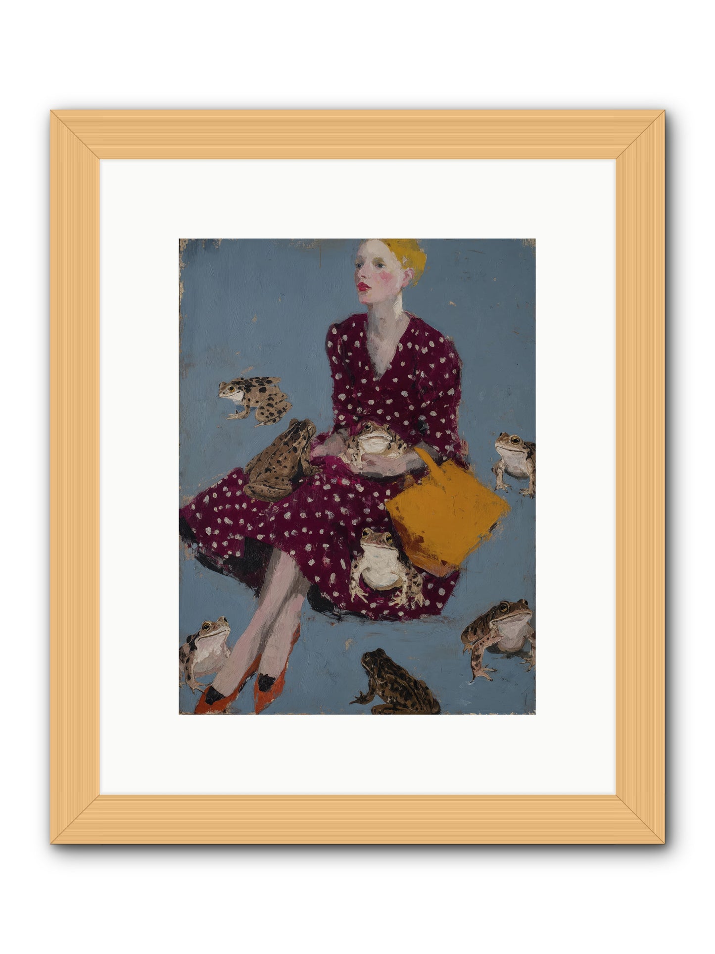 Sovereign of Her Own Garden -- Framed Print - Natural 9x12