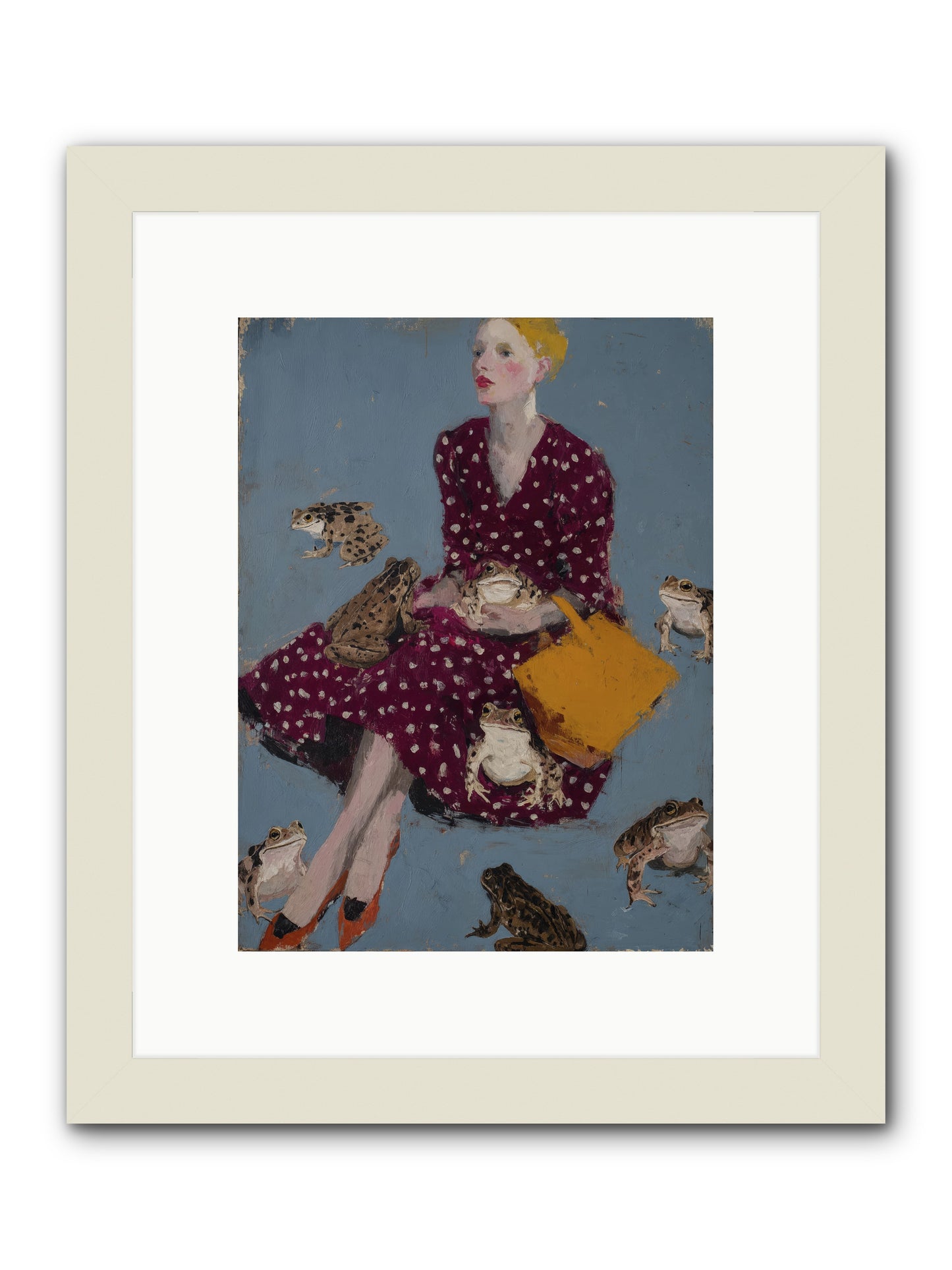 Sovereign of Her Own Garden -- Framed Print - White 9x12