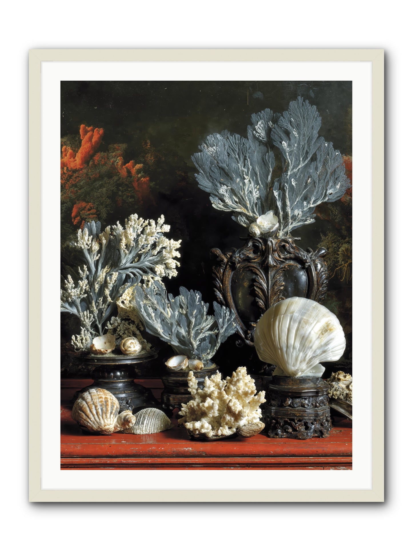 Sovereign's Seashore -- Framed Print - White 30x40
