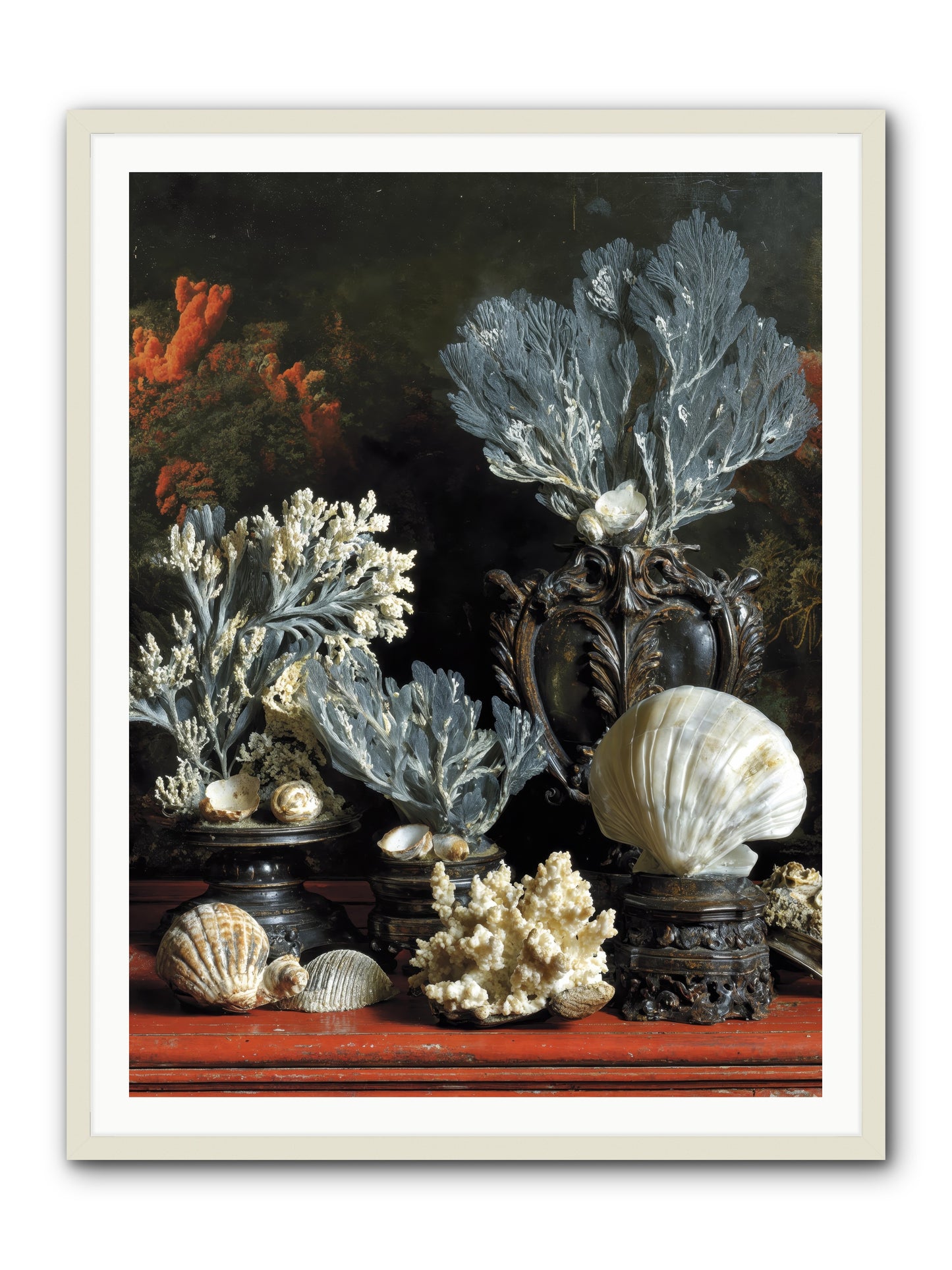 Sovereign's Seashore -- Framed Print - White 36x48