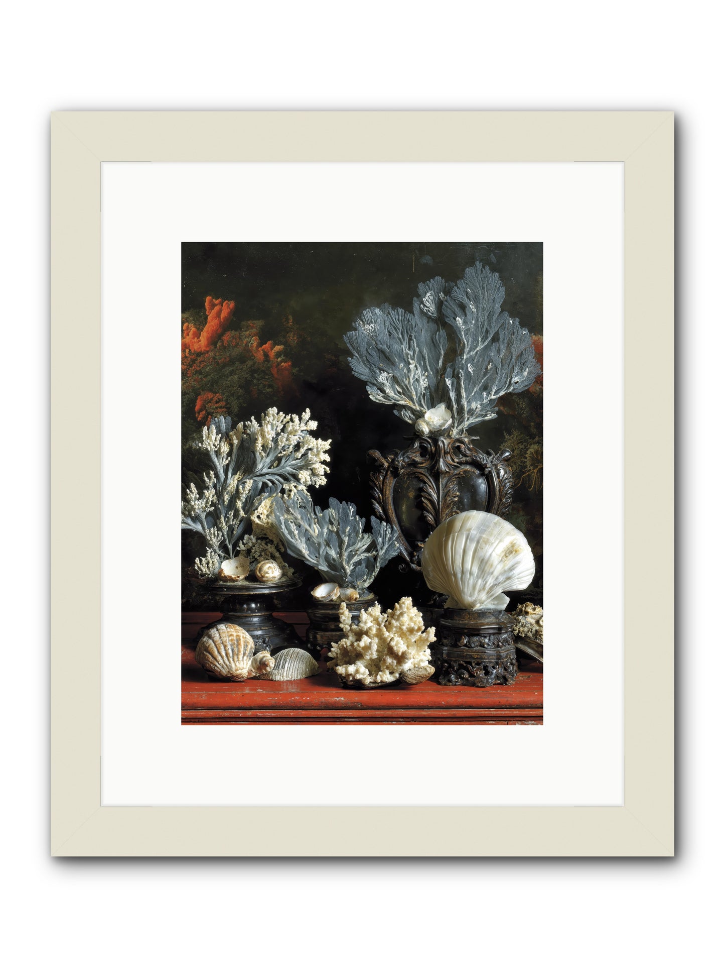Sovereign's Seashore -- Framed Print - White 9x12