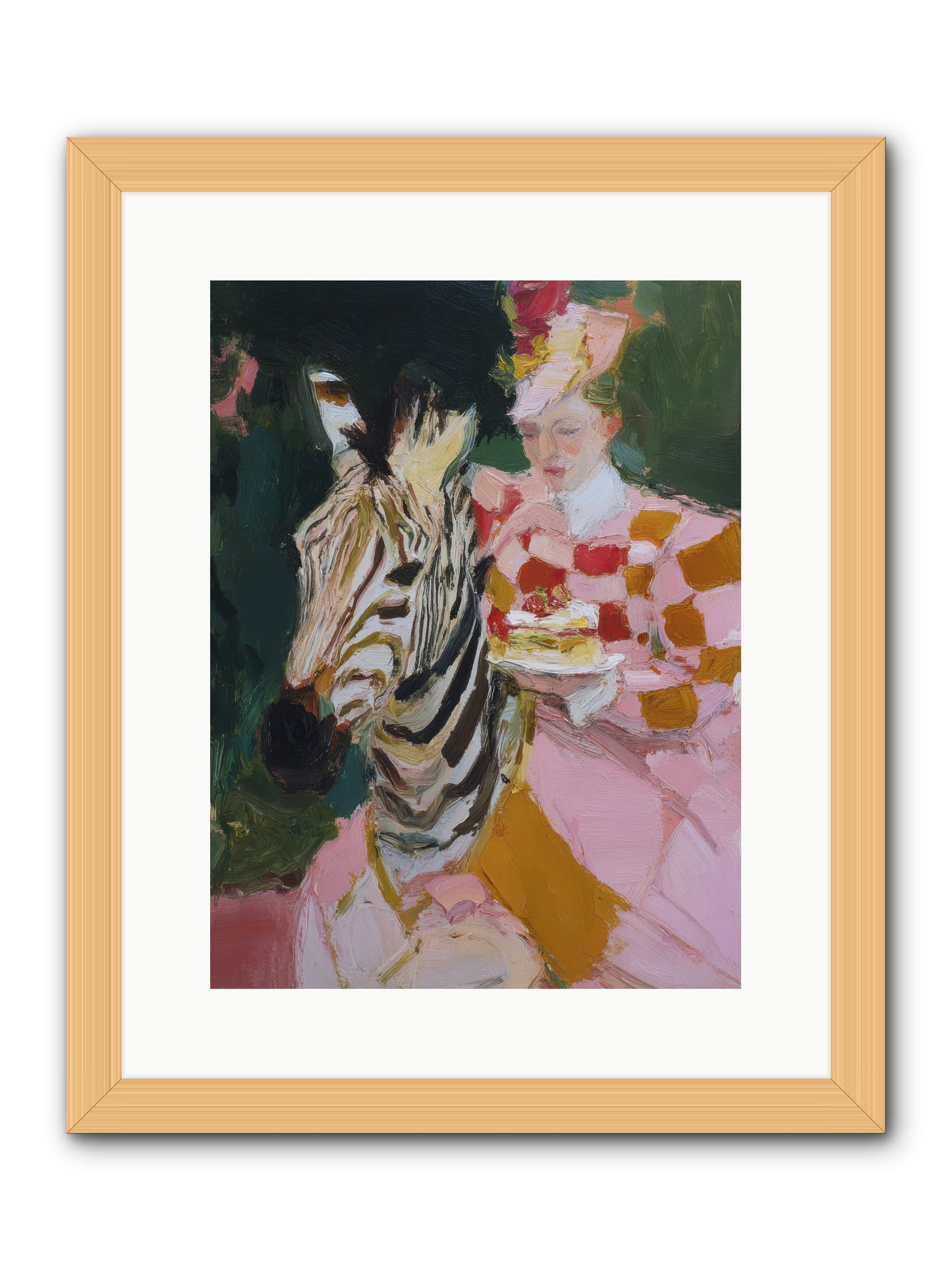 Sparkle Theory -- Framed Print - Natural 12x16