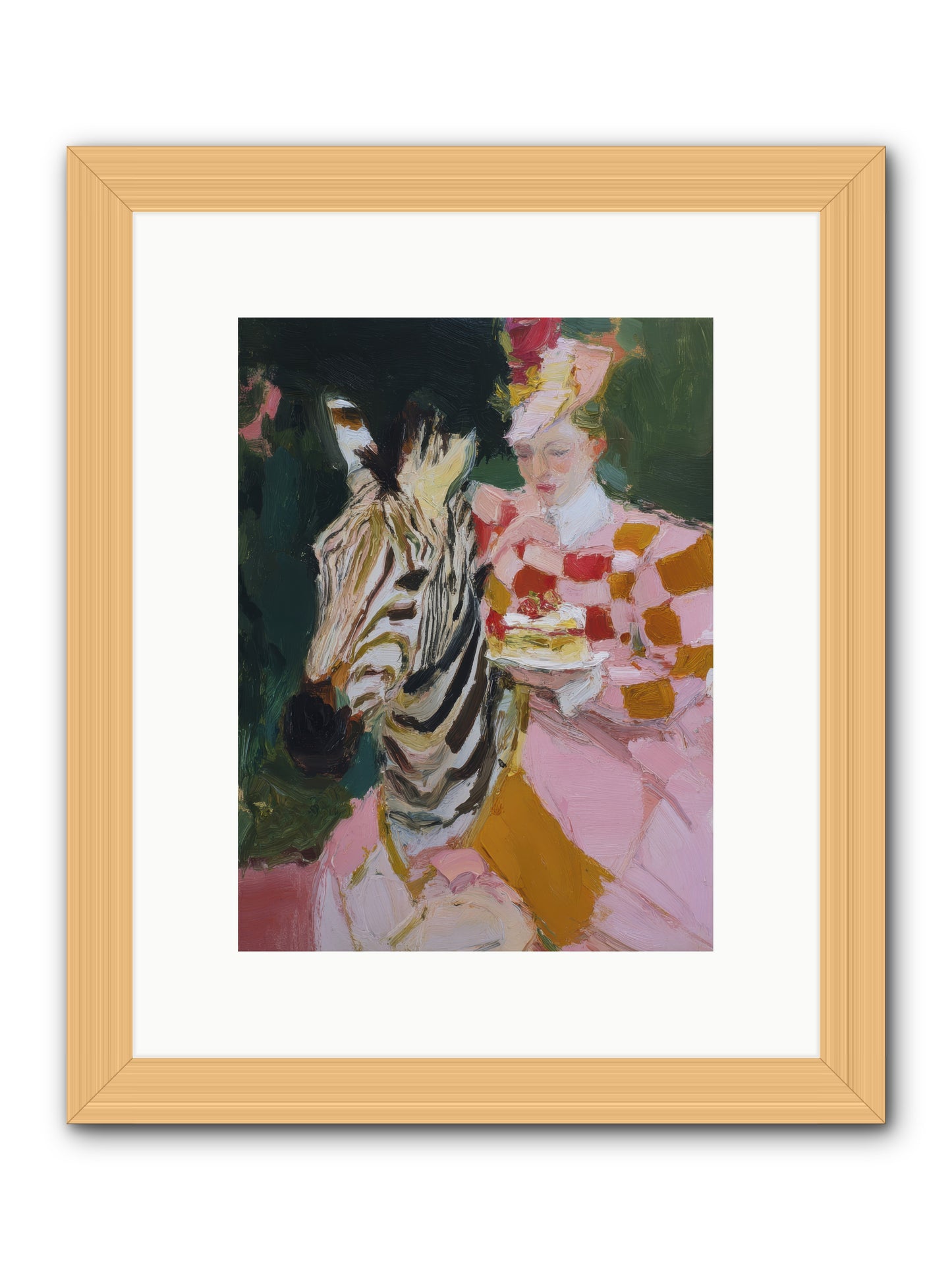 Sparkle Theory -- Framed Print - Natural 9x12