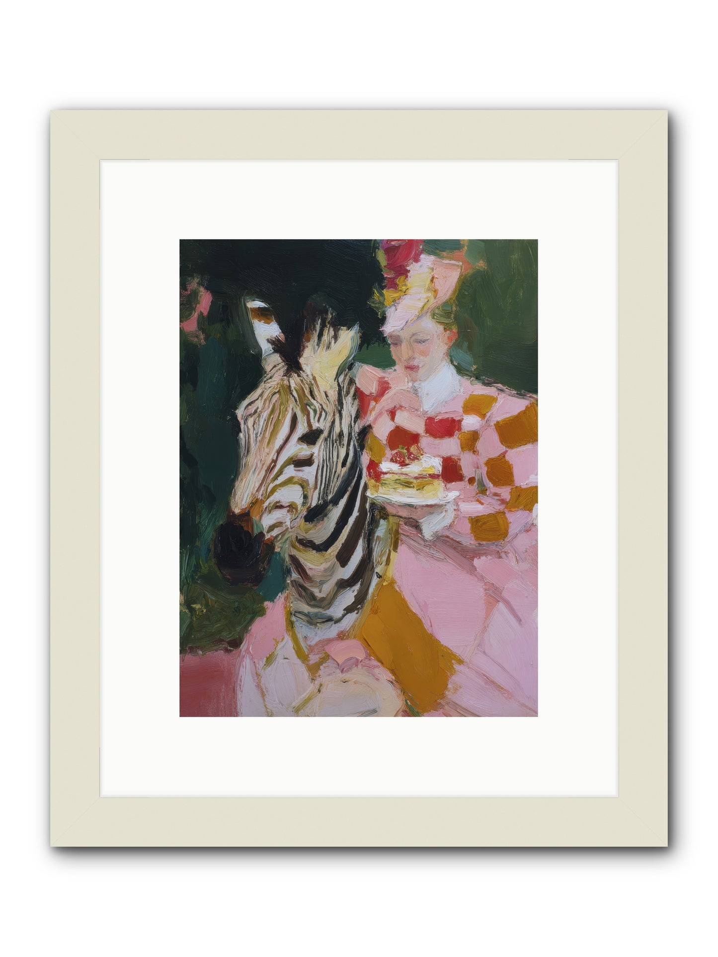 Sparkle Theory -- Framed Print - White 9x12