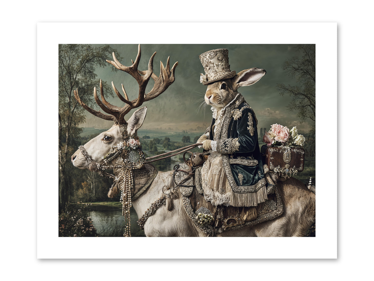 Sparrow Vale -- Paper Print 12x9