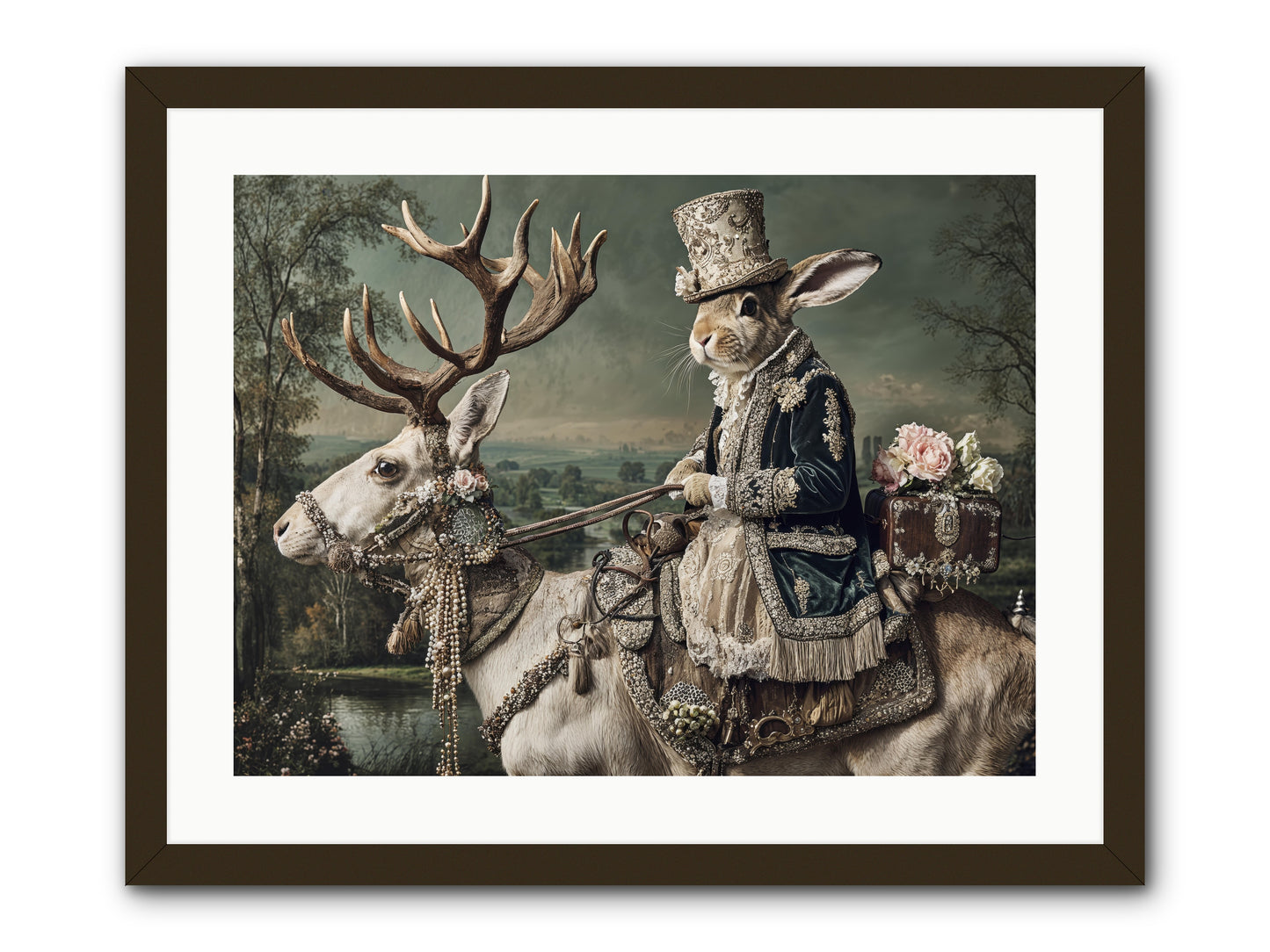 Sparrow Vale -- Framed Print - Black 24x18