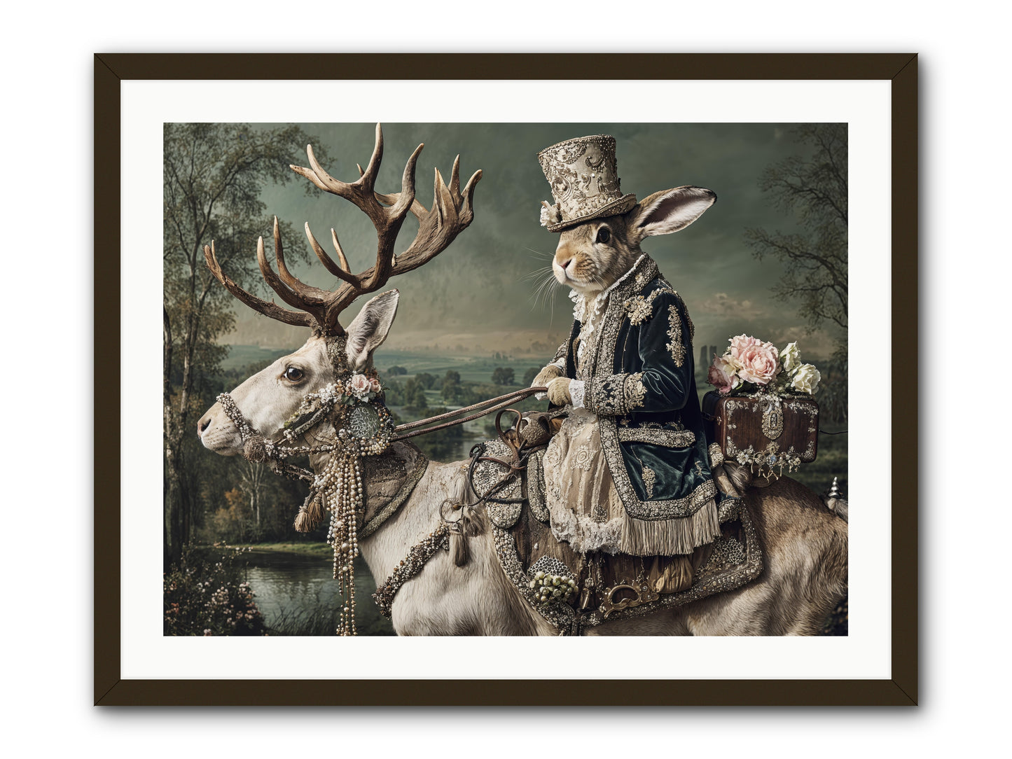 Sparrow Vale -- Framed Print - Black 32x24