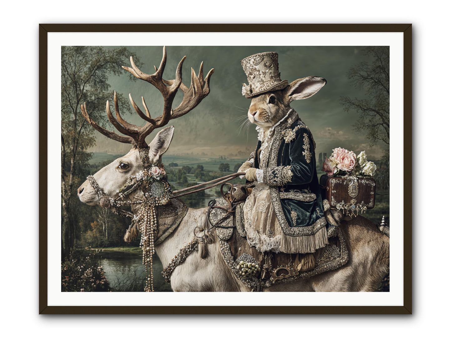 Sparrow Vale -- Framed Print - Black 48x36
