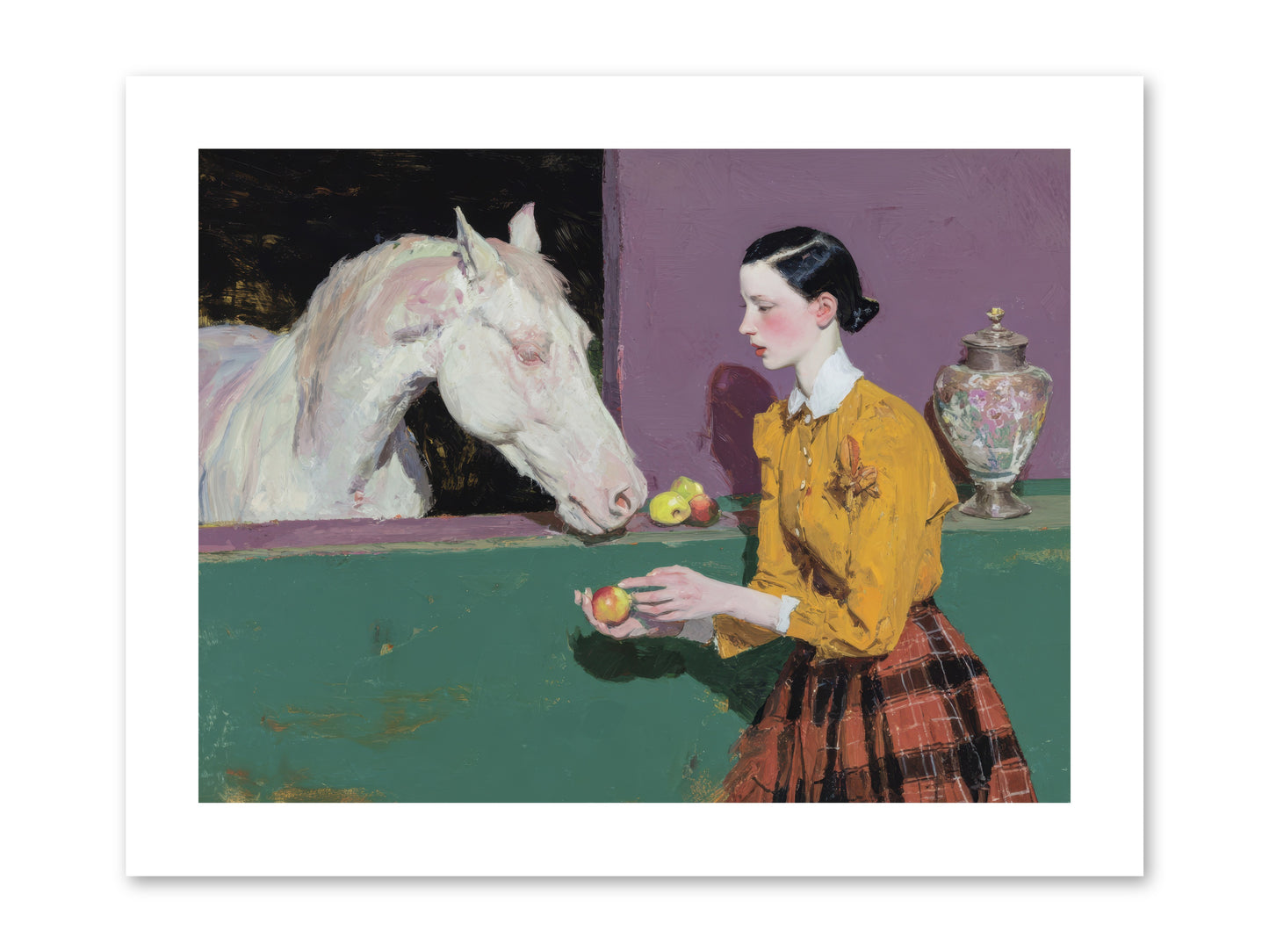 Sparrow of Eden -- Loose Canvas Print 12x9