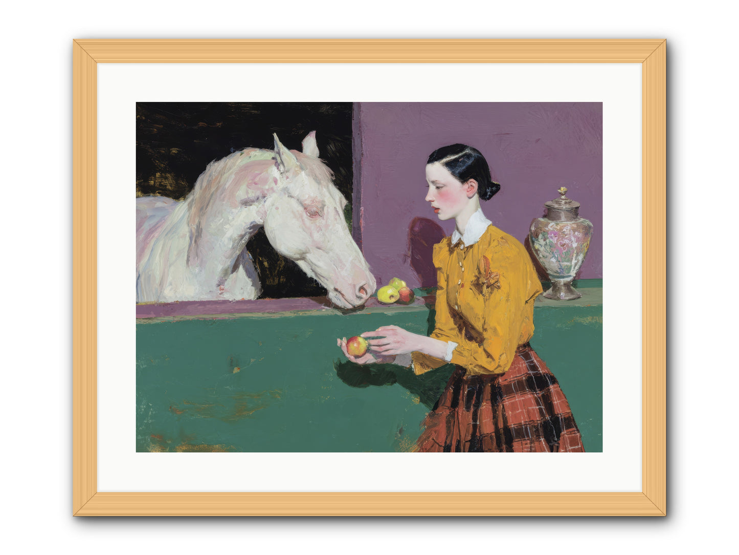 Sparrow of Eden -- Framed Print - Natural 24x18