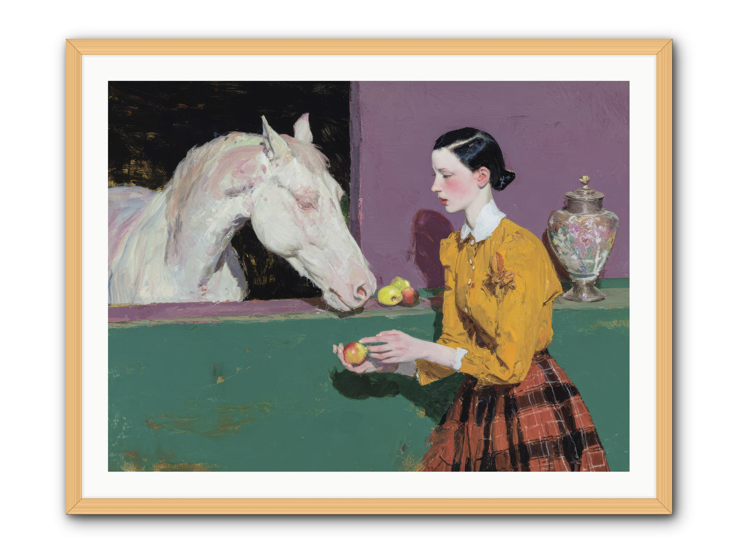 Sparrow of Eden -- Framed Print - Natural 40x30