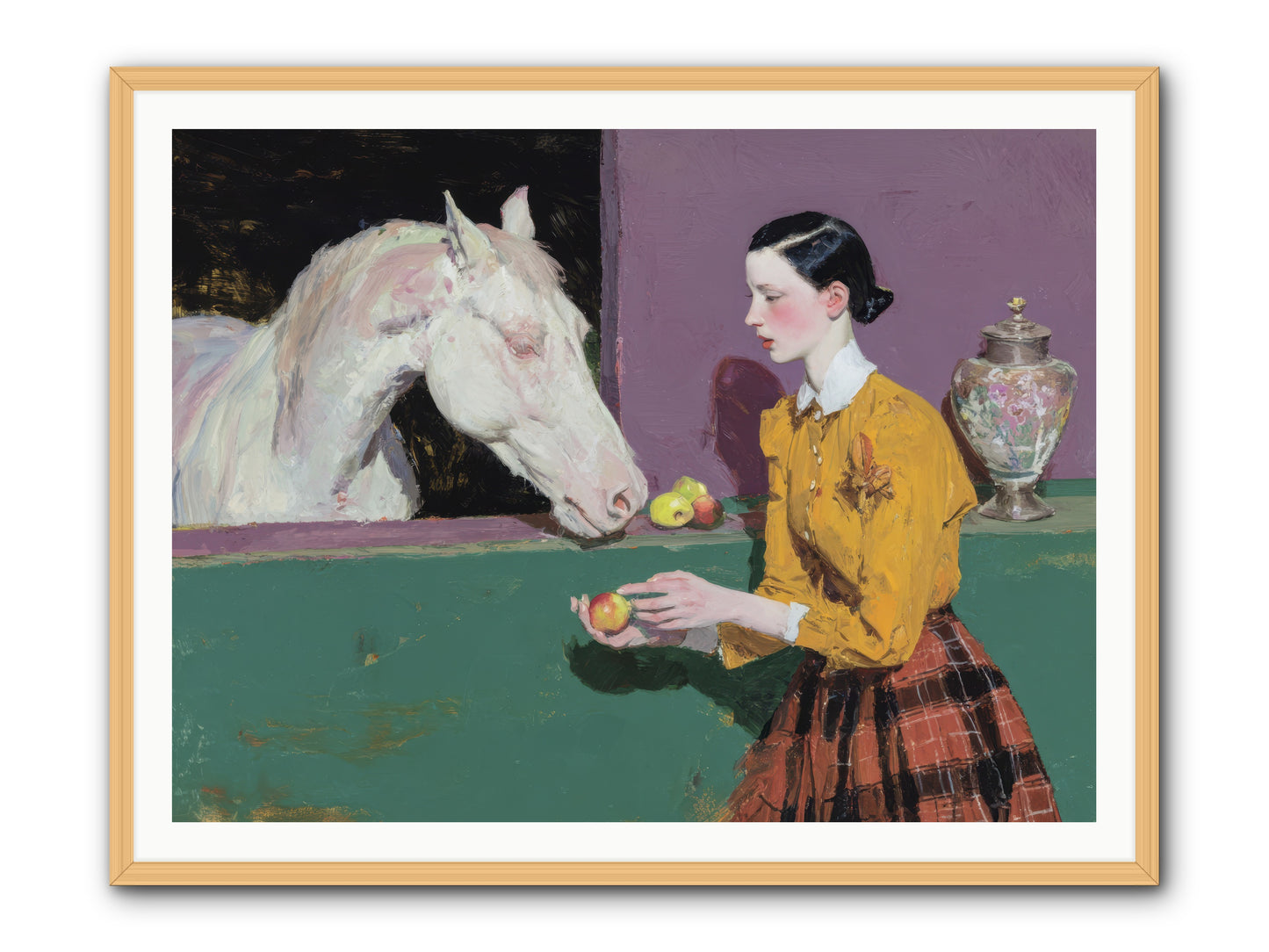 Sparrow of Eden -- Framed Print - Natural 48x36