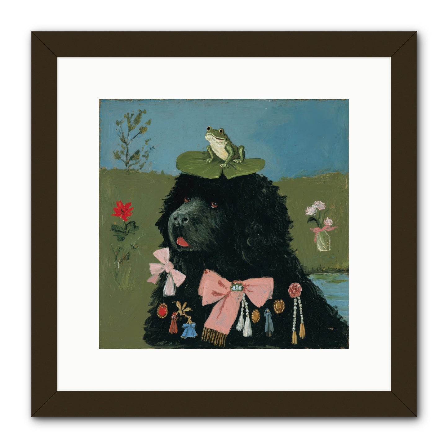 Spell of Delight -- Framed Print - Black 12x12