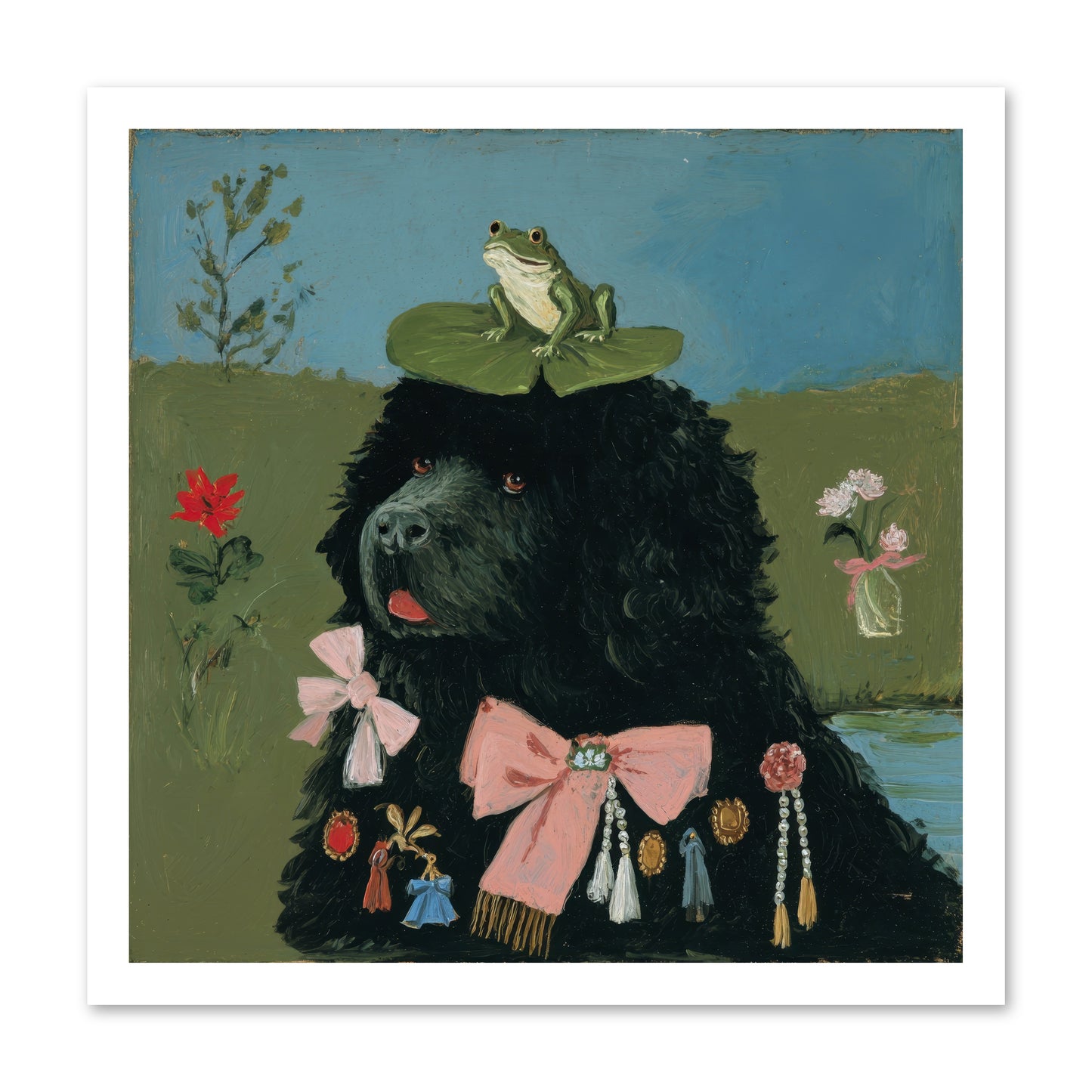 Spell of Delight -- Loose Canvas Print 20x20