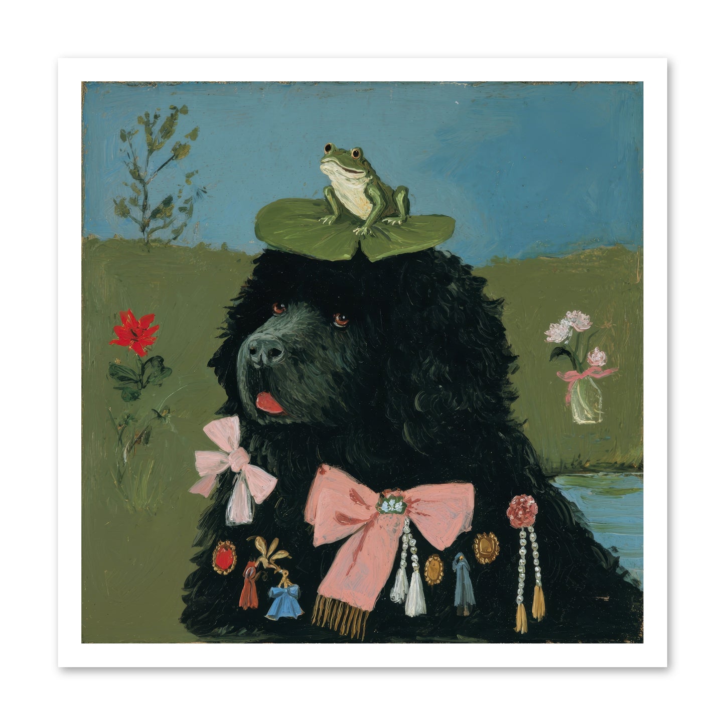 Spell of Delight -- Paper Print 24x24