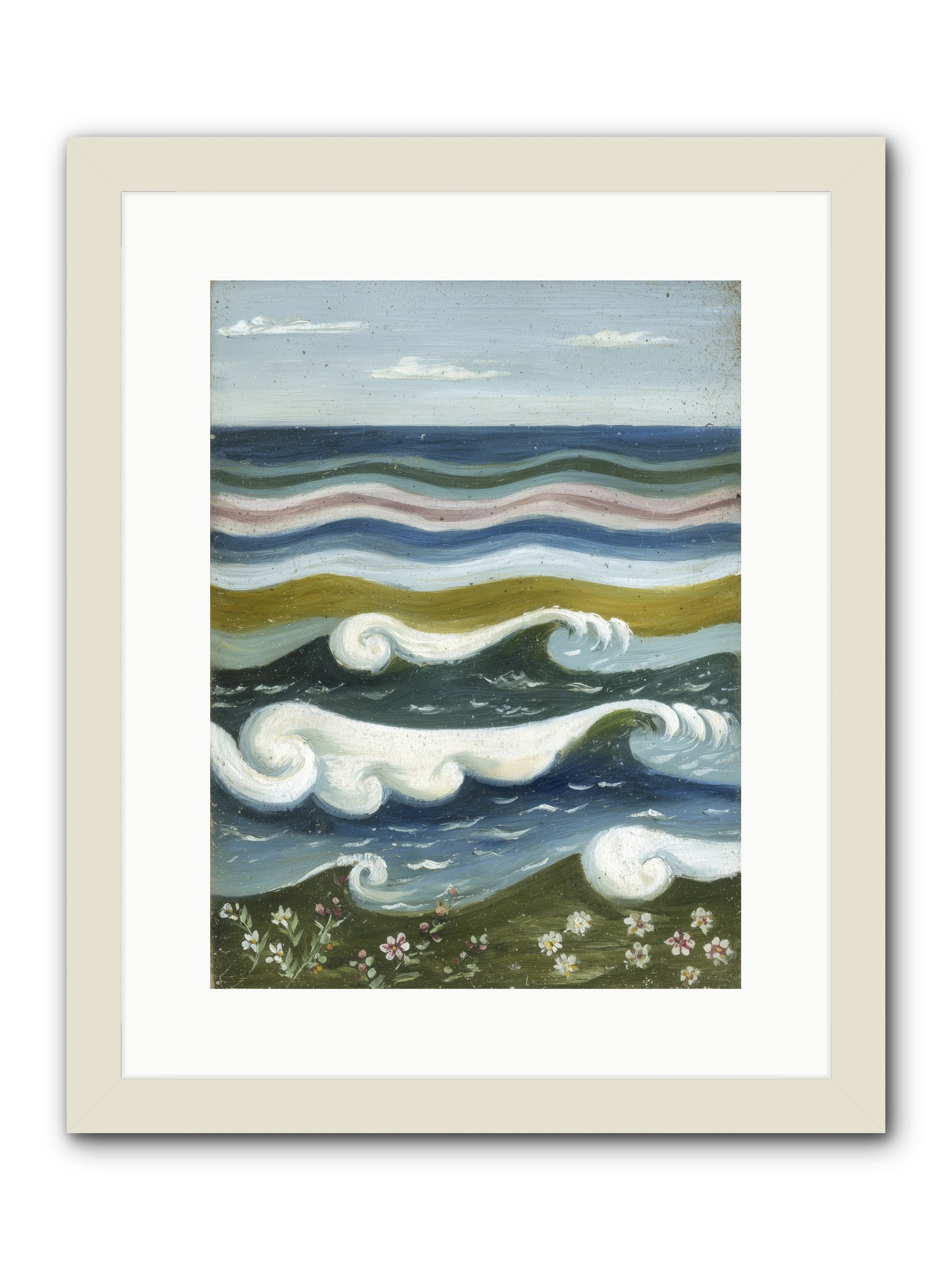 Spellbound Waters -- Framed Print - White 12x16