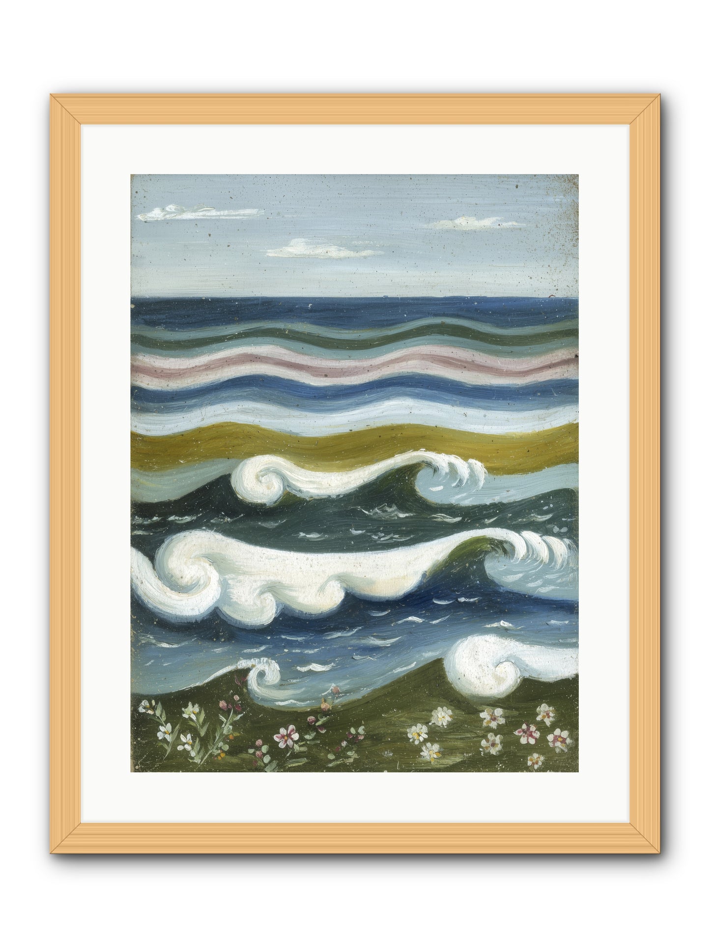 Spellbound Waters -- Framed Print - Natural 18x24
