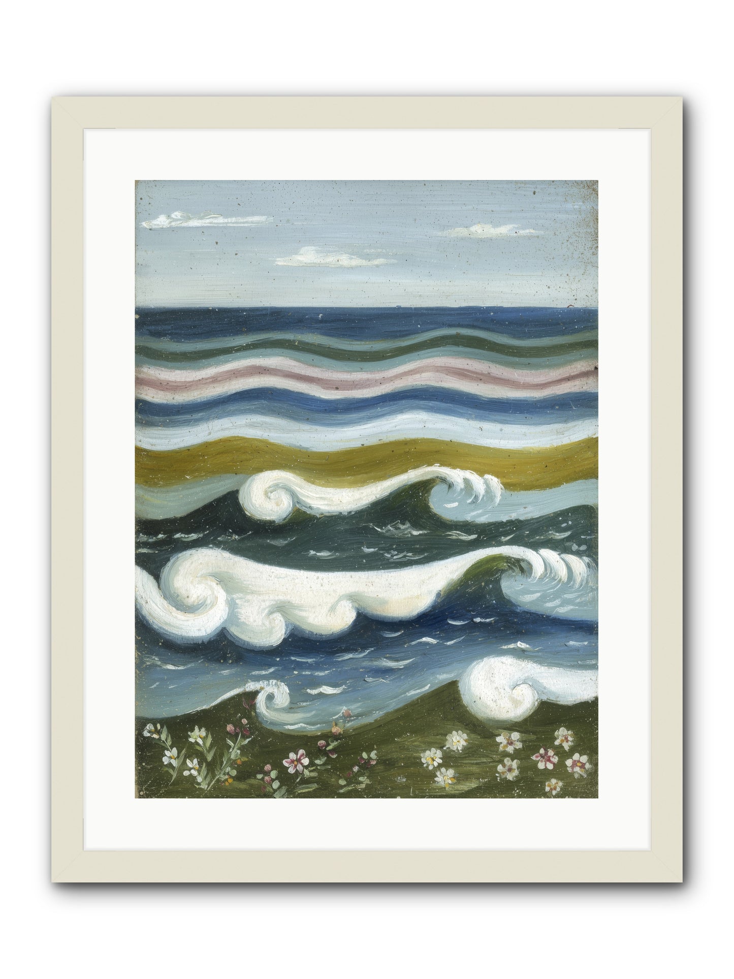 Spellbound Waters -- Framed Print - White 18x24
