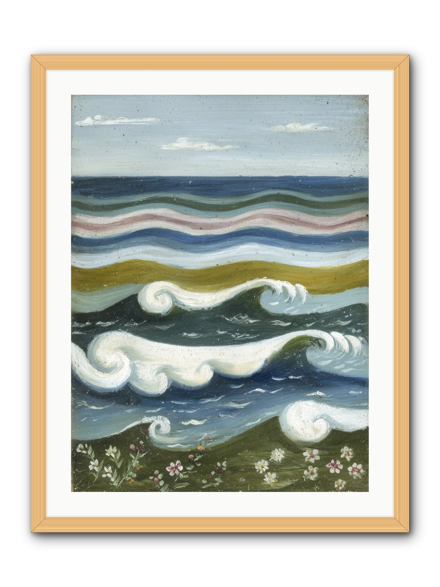 Spellbound Waters -- Framed Print - Natural 24x32